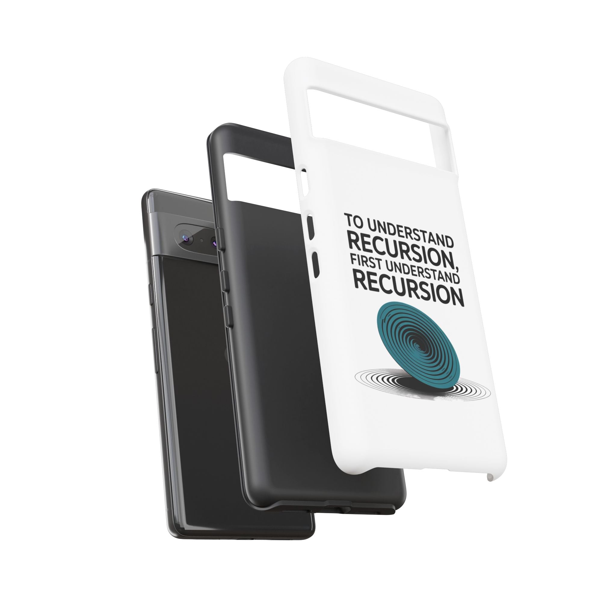 Recursion Black- Impact-Resistant Phone Case