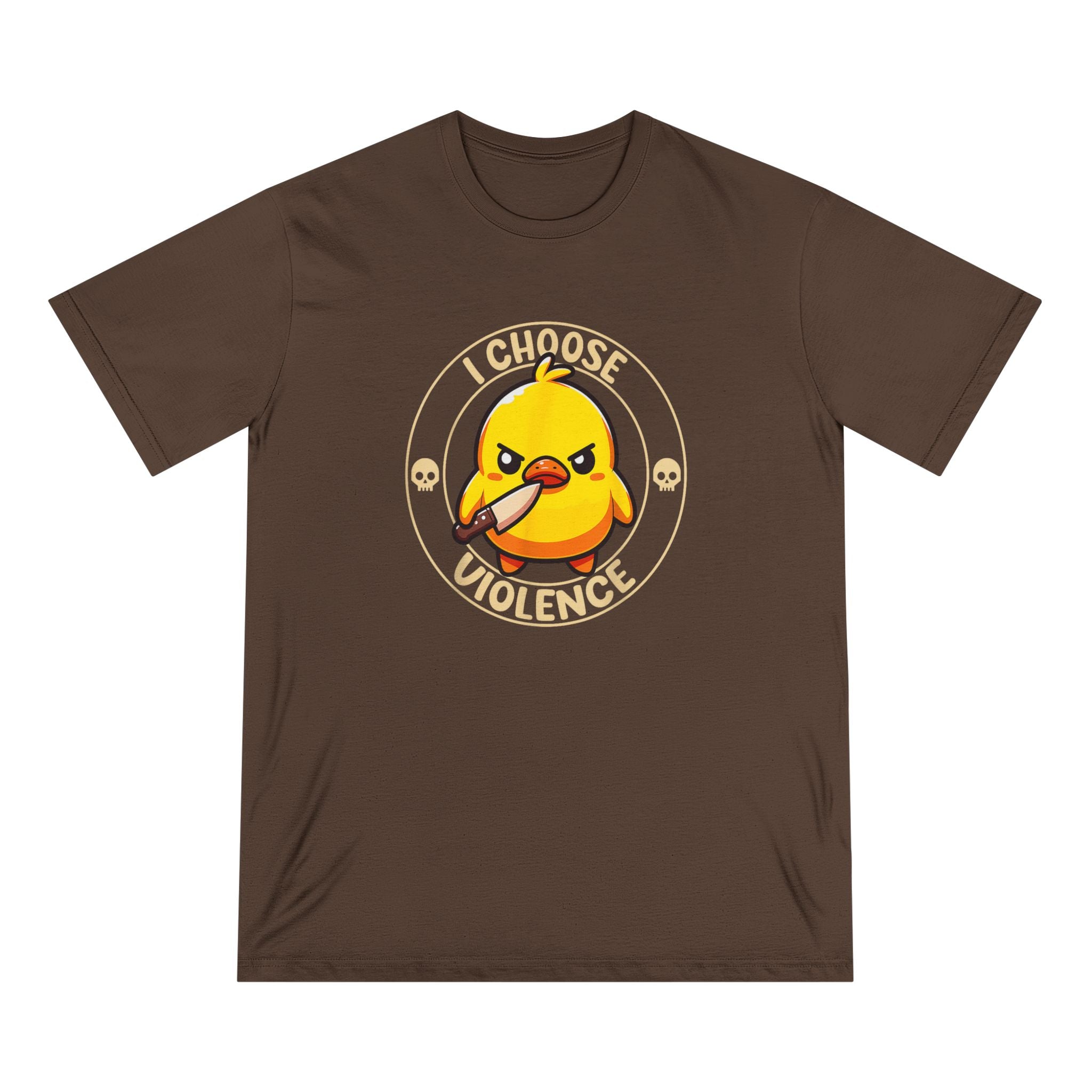 I Choose Violence Duck T-Shirt - Organic T-shirt