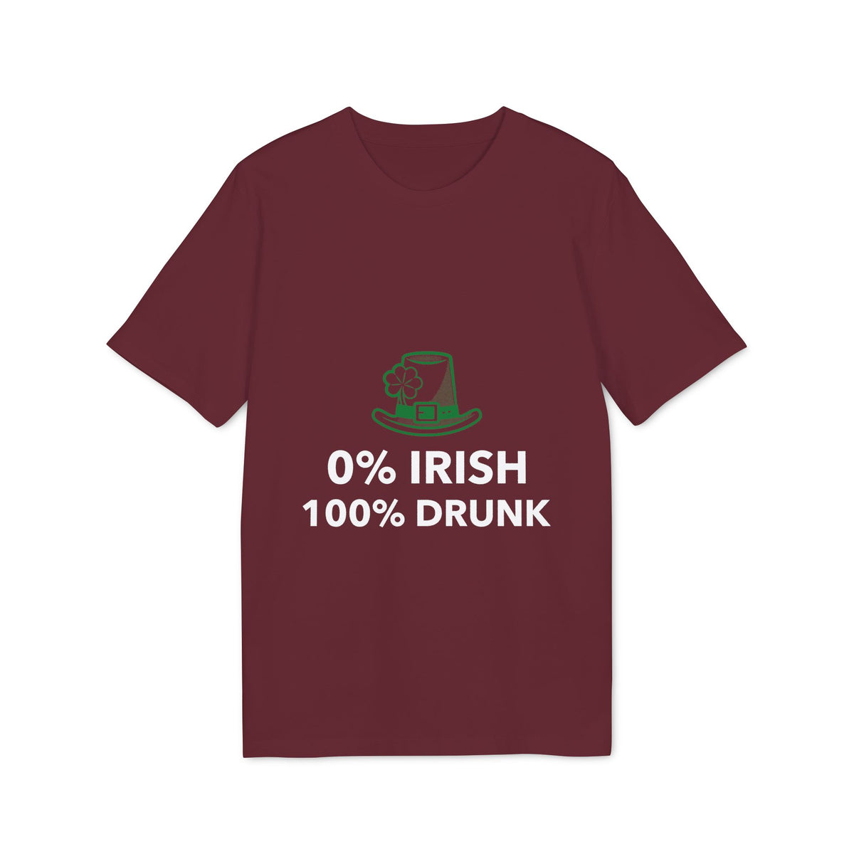 0% Irish, 100% Drunk Organic Tee