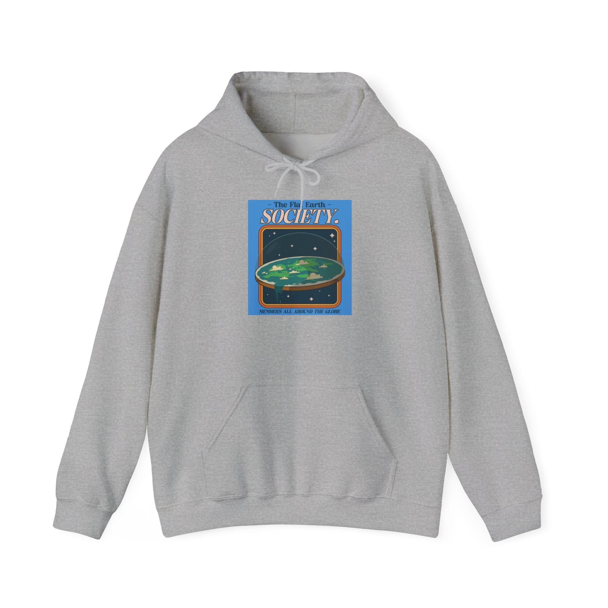 Flat Earth Society - Hooded Sweatshirt