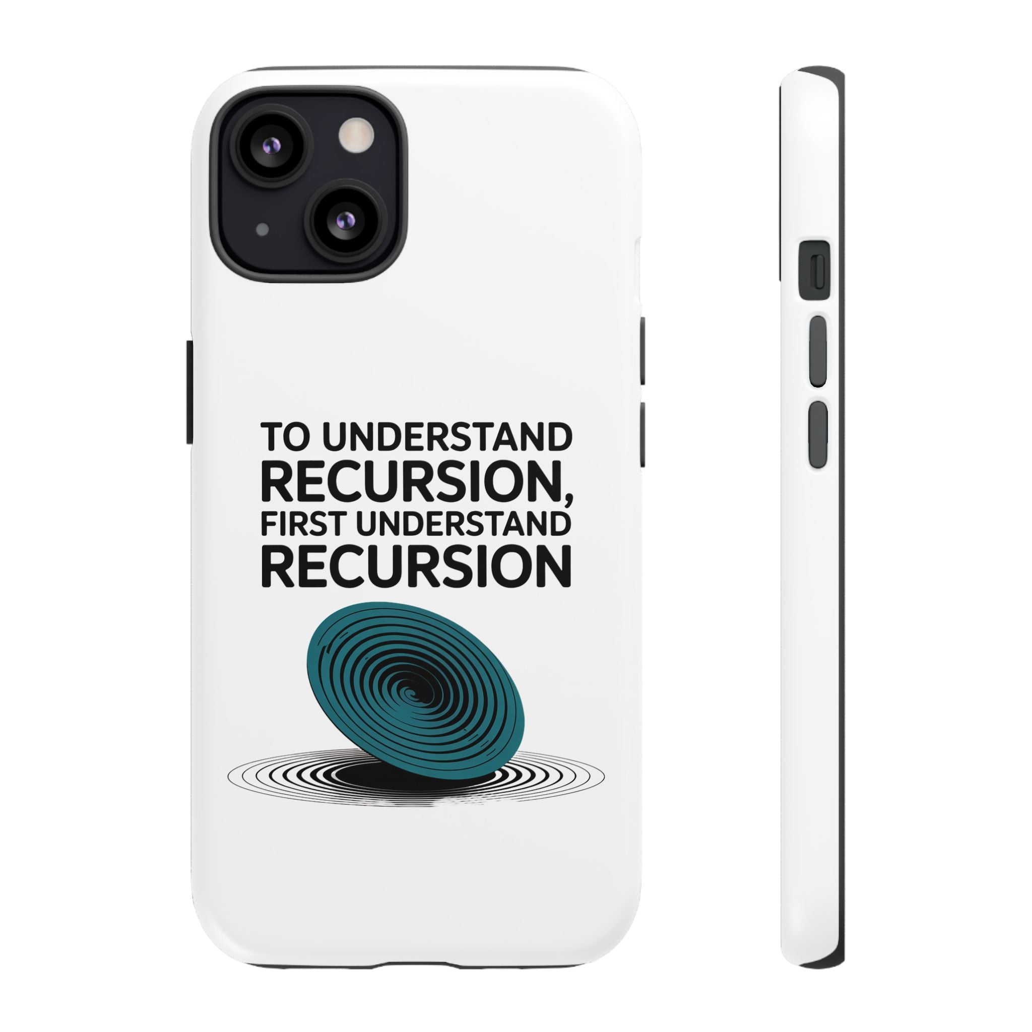 Recursion Black- Impact-Resistant Phone Case