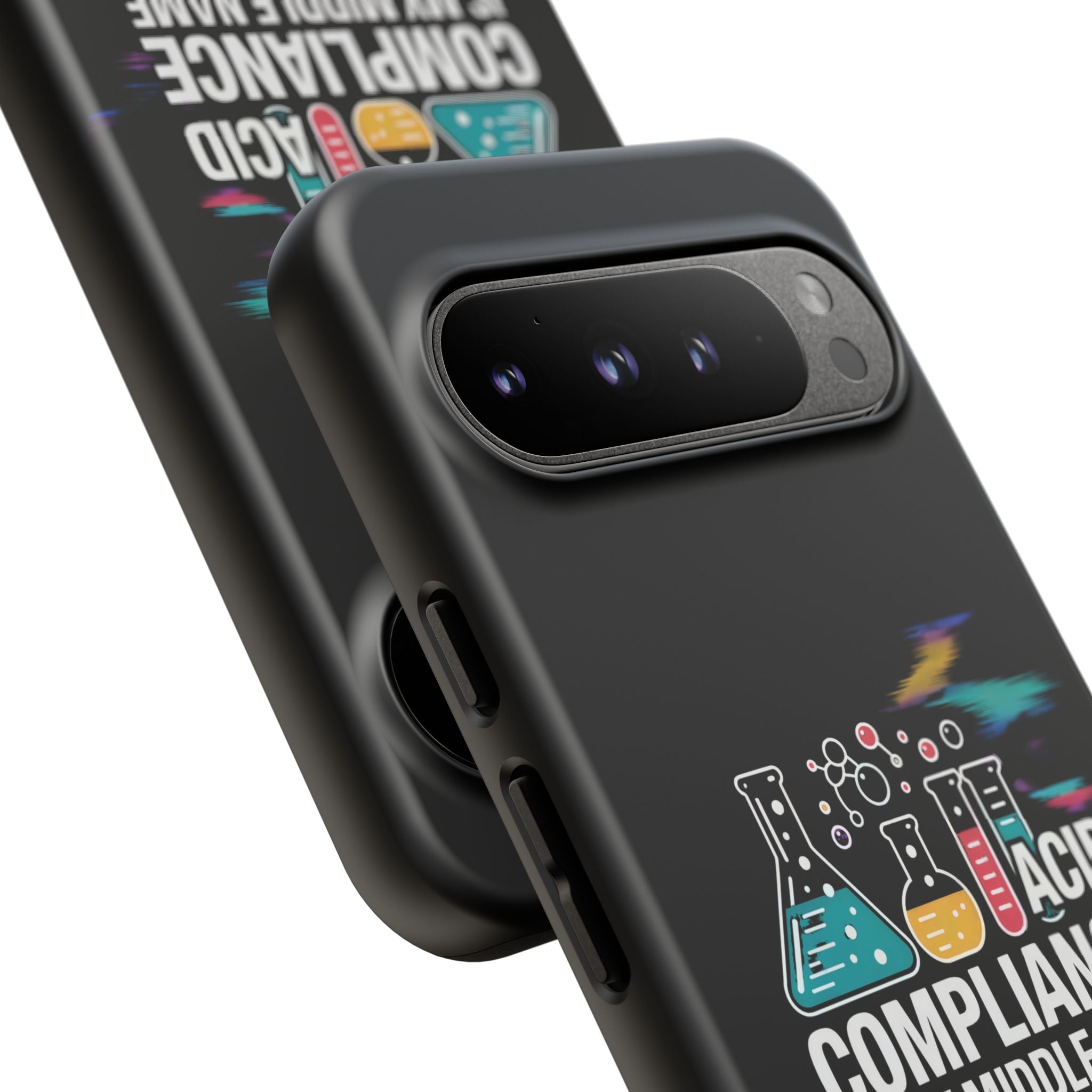 ACID Compliance Is My Middle Name- Impact-Resistant Phone Case