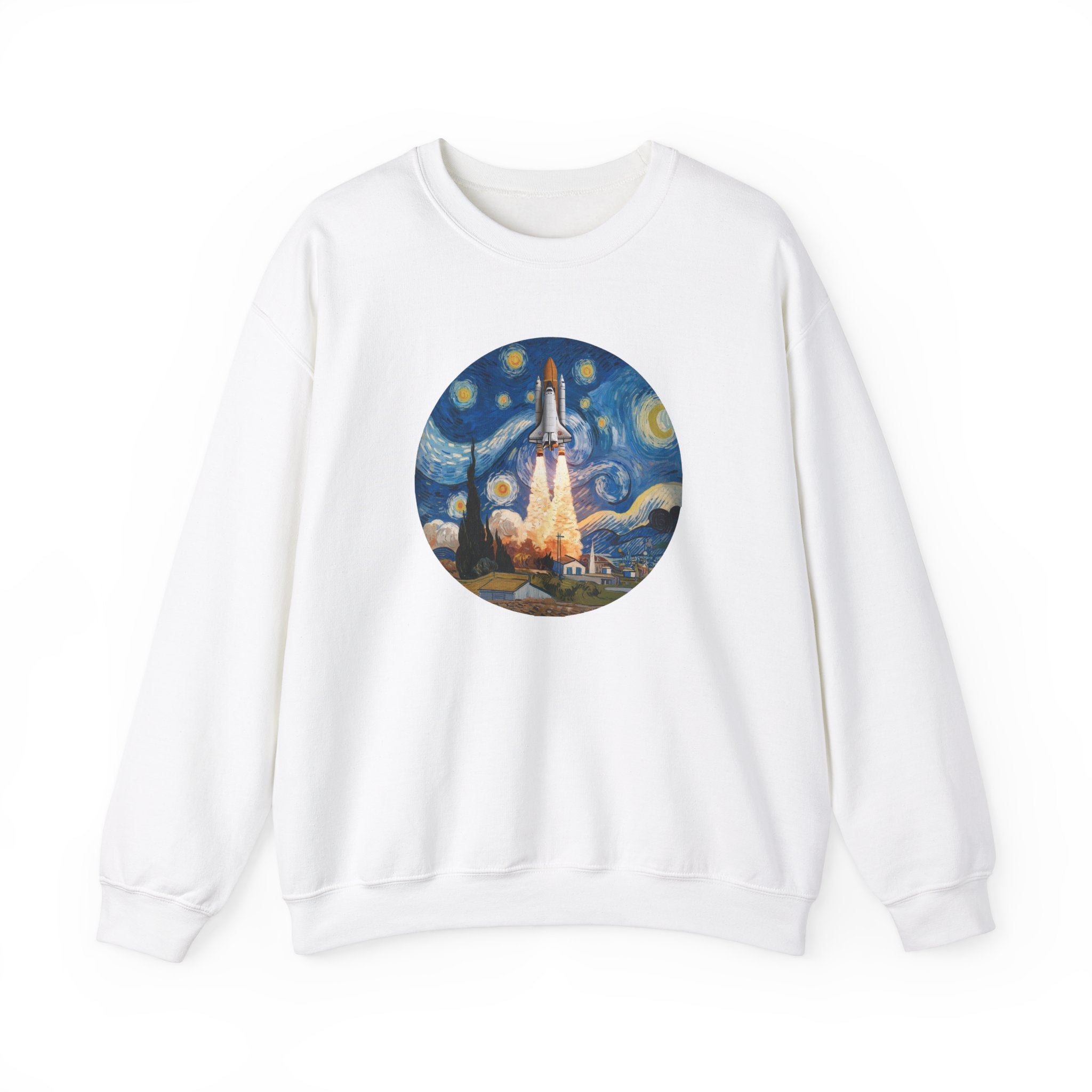 Van Gogh Spaceship -  Sweatshirt