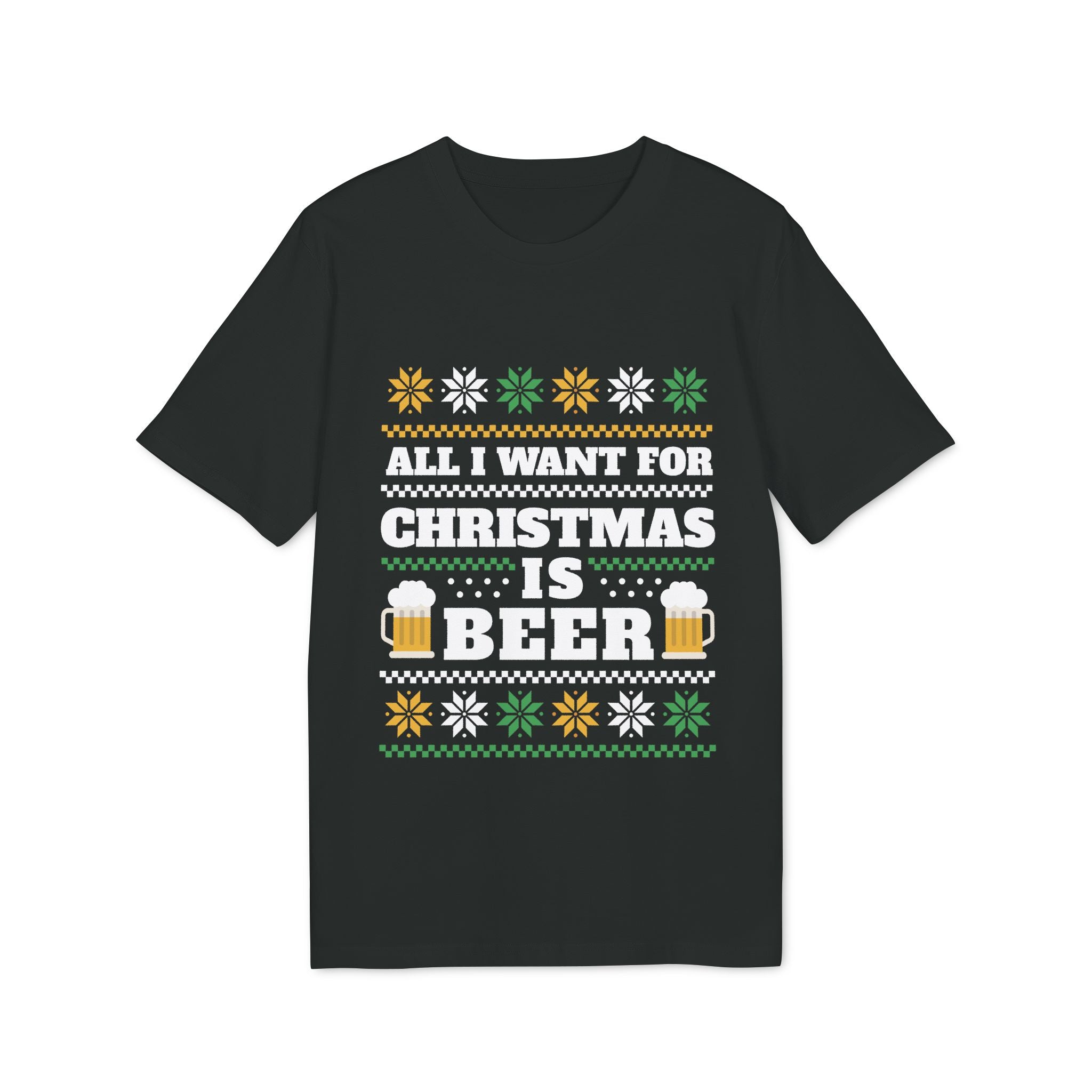 Beer Ugly Sweater - Organic T-Shirt