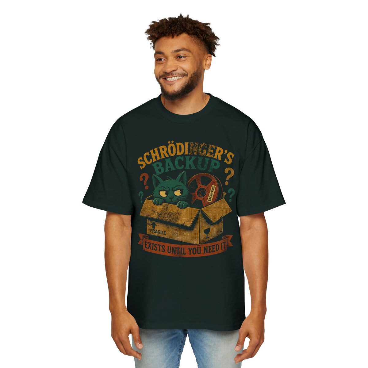 Schrodinger's Backup Oversized Tee