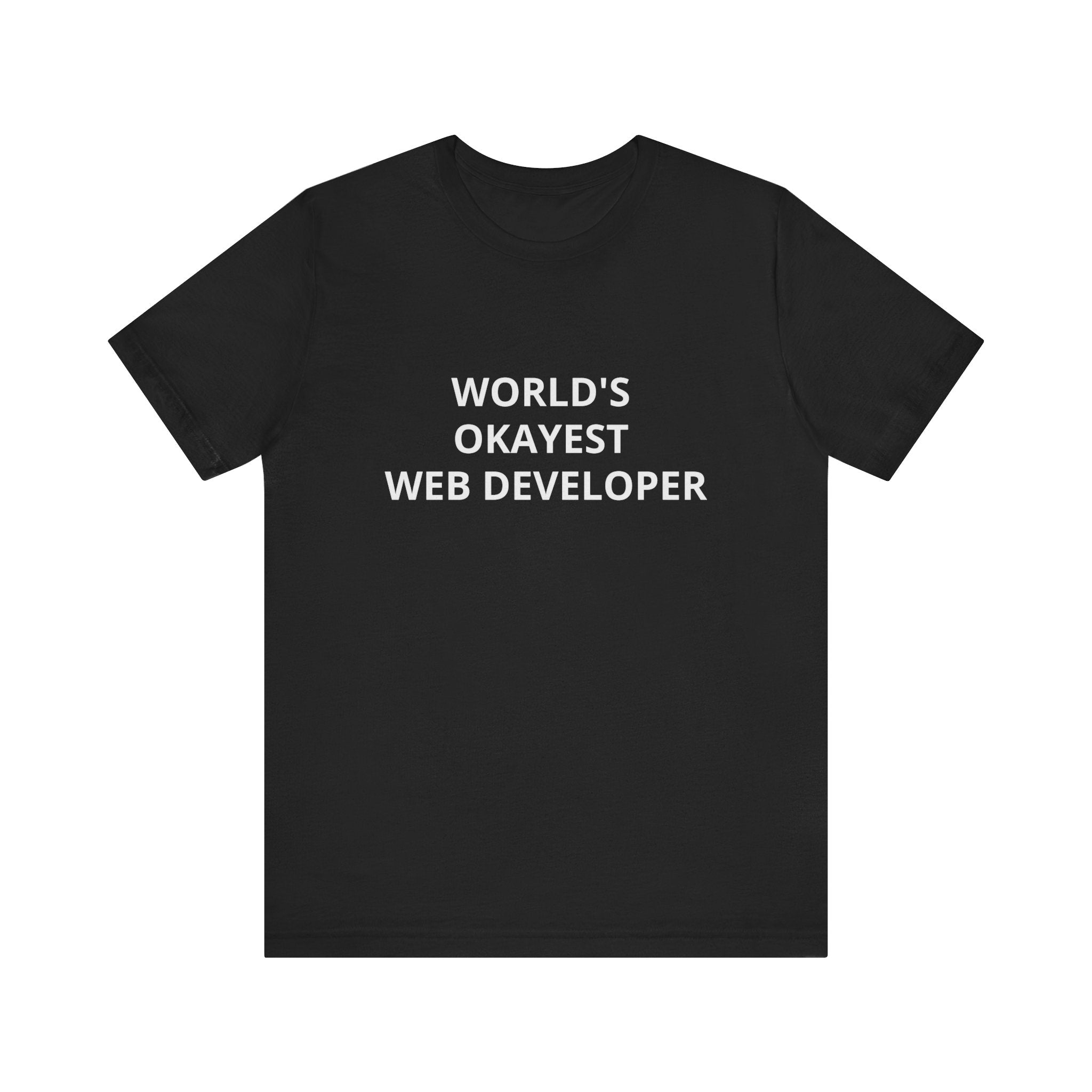 Web Developer Tee - WORLD'S OKAYEST - T Shirt