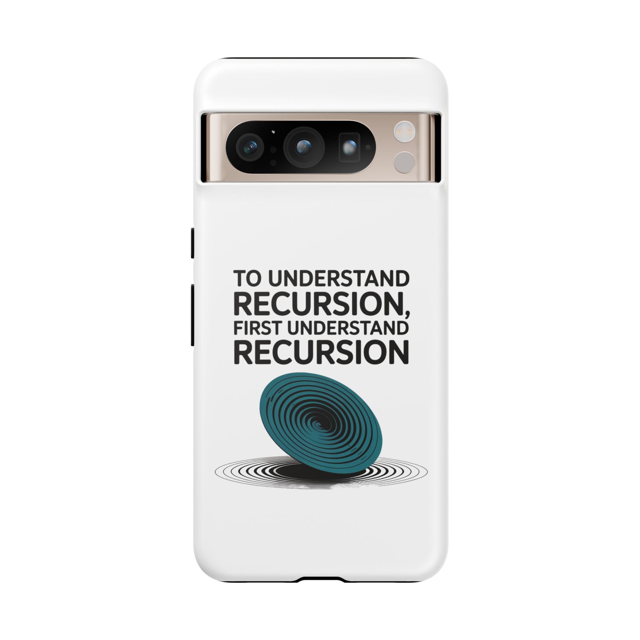 Recursion Black- Impact-Resistant Phone Case