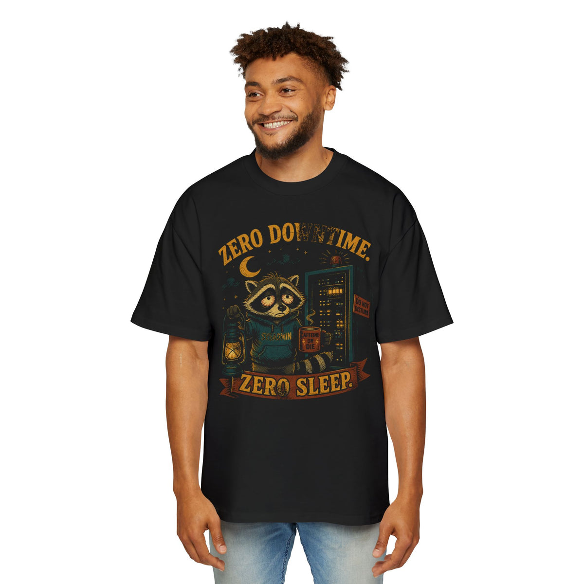 Zero Downtime, Zero Sleep Oversized Tee