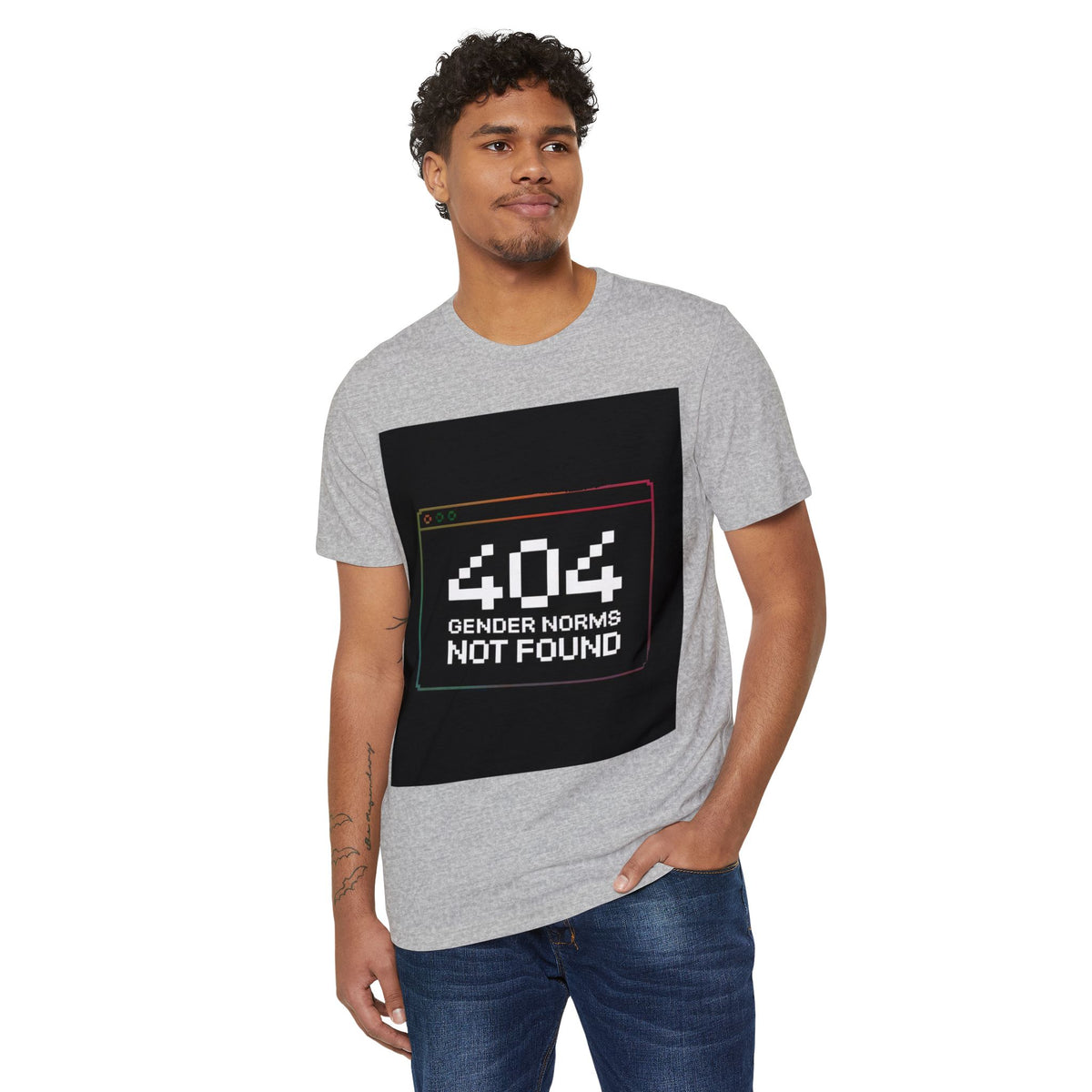 404 Gender Norms Not Found Recycled Organic Tee