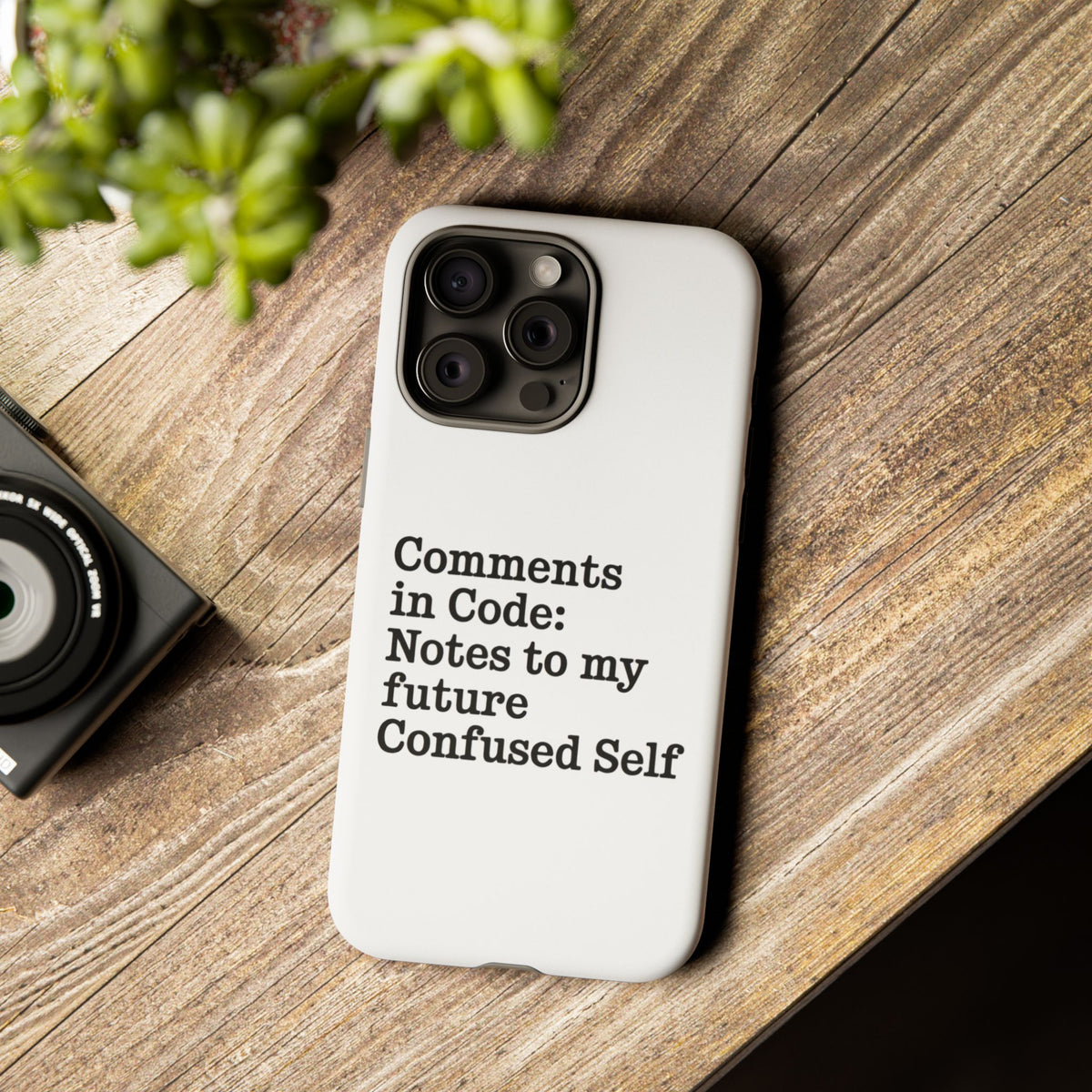 Comments in Code, Notes to My Future Confused Self Phone Case