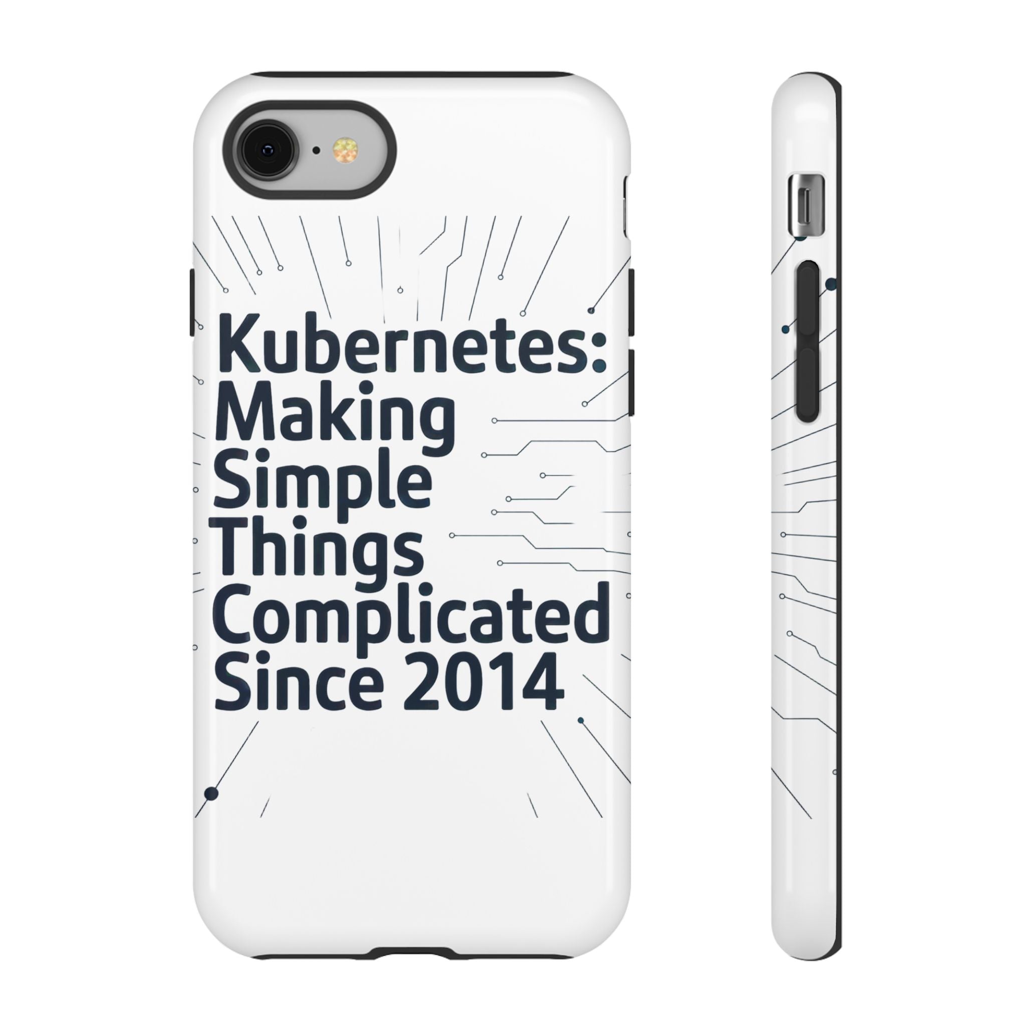 Kubernetes Making simple things complicate Black- Impact-Resistant Phone Case
