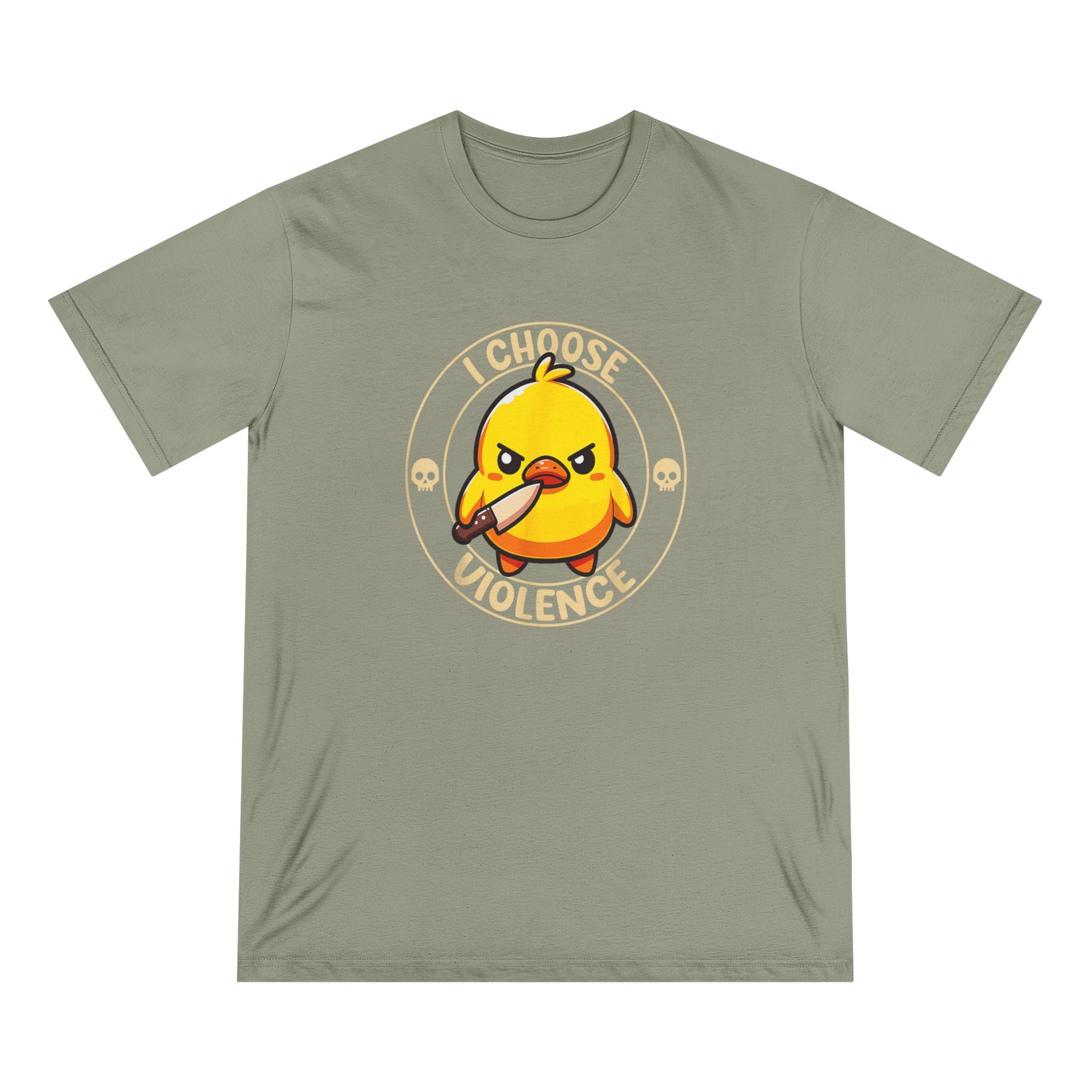 I Choose Violence Duck T-Shirt - Organic T-shirt