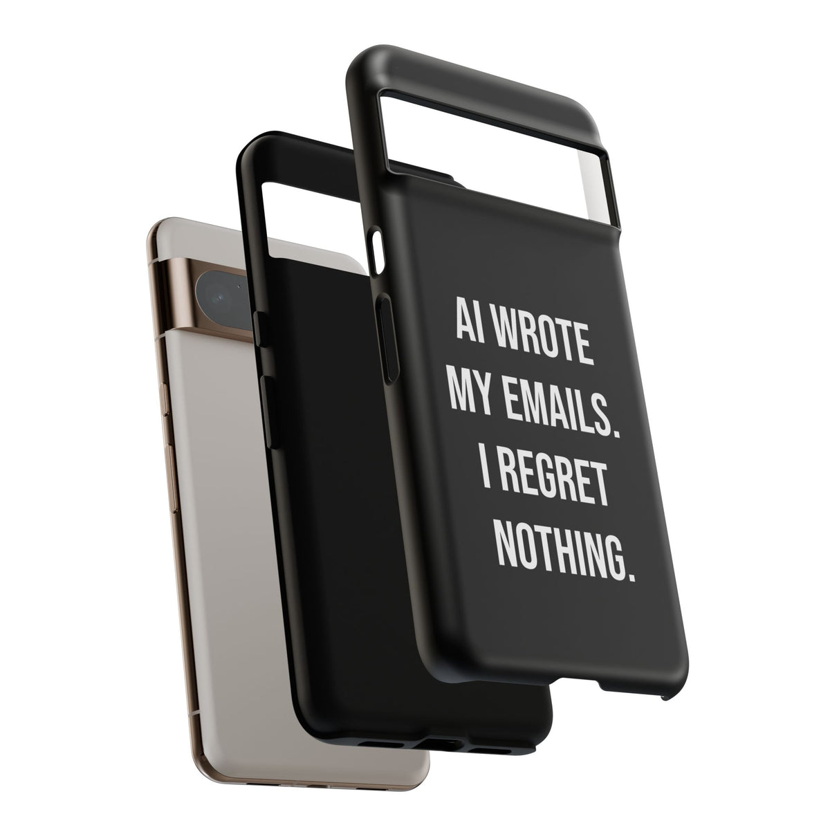 AI Wrote My Emails, I Regret Nothing Phone Case
