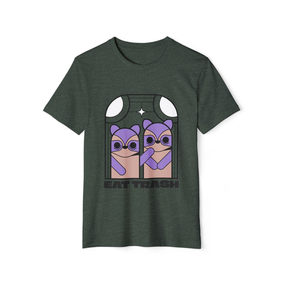 Eat Trash Raccoon Squad Recycled Organic Tee