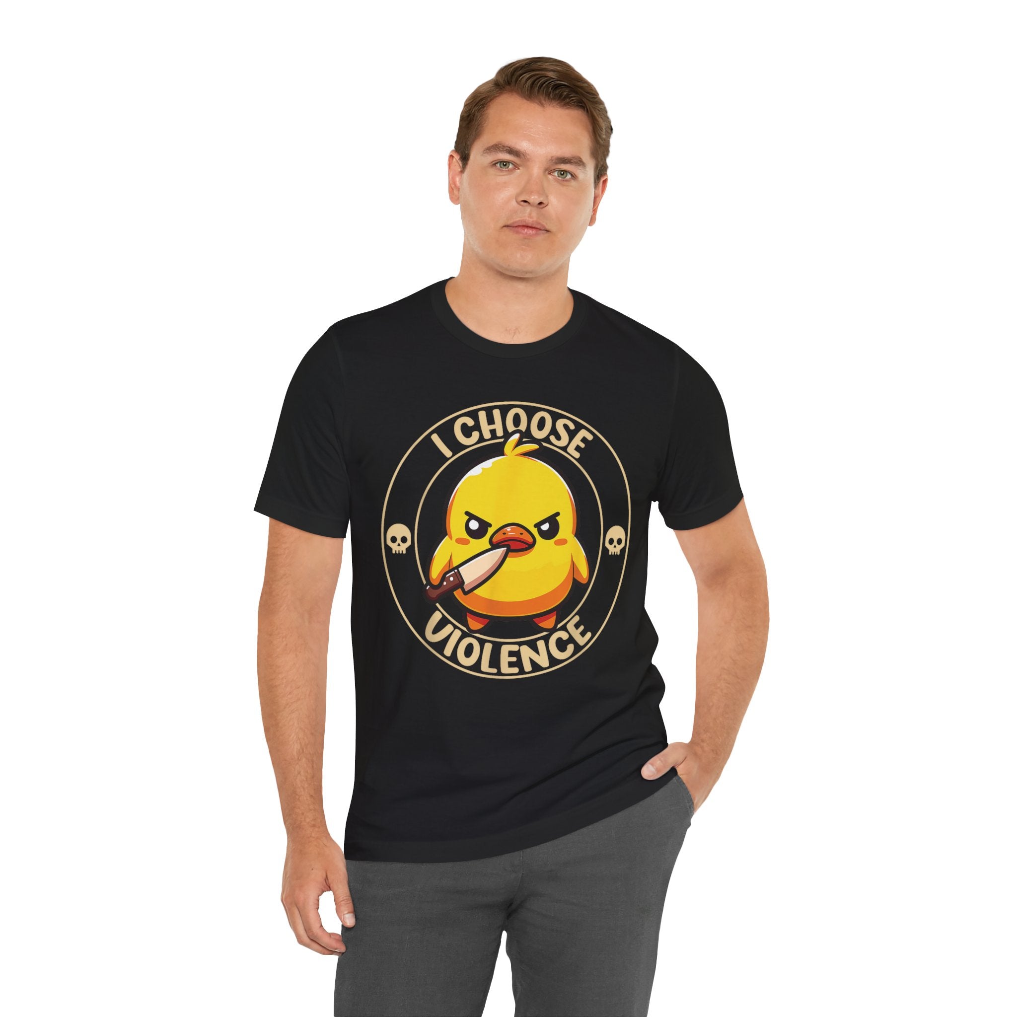 I Choose Violence Duck T-Shirt