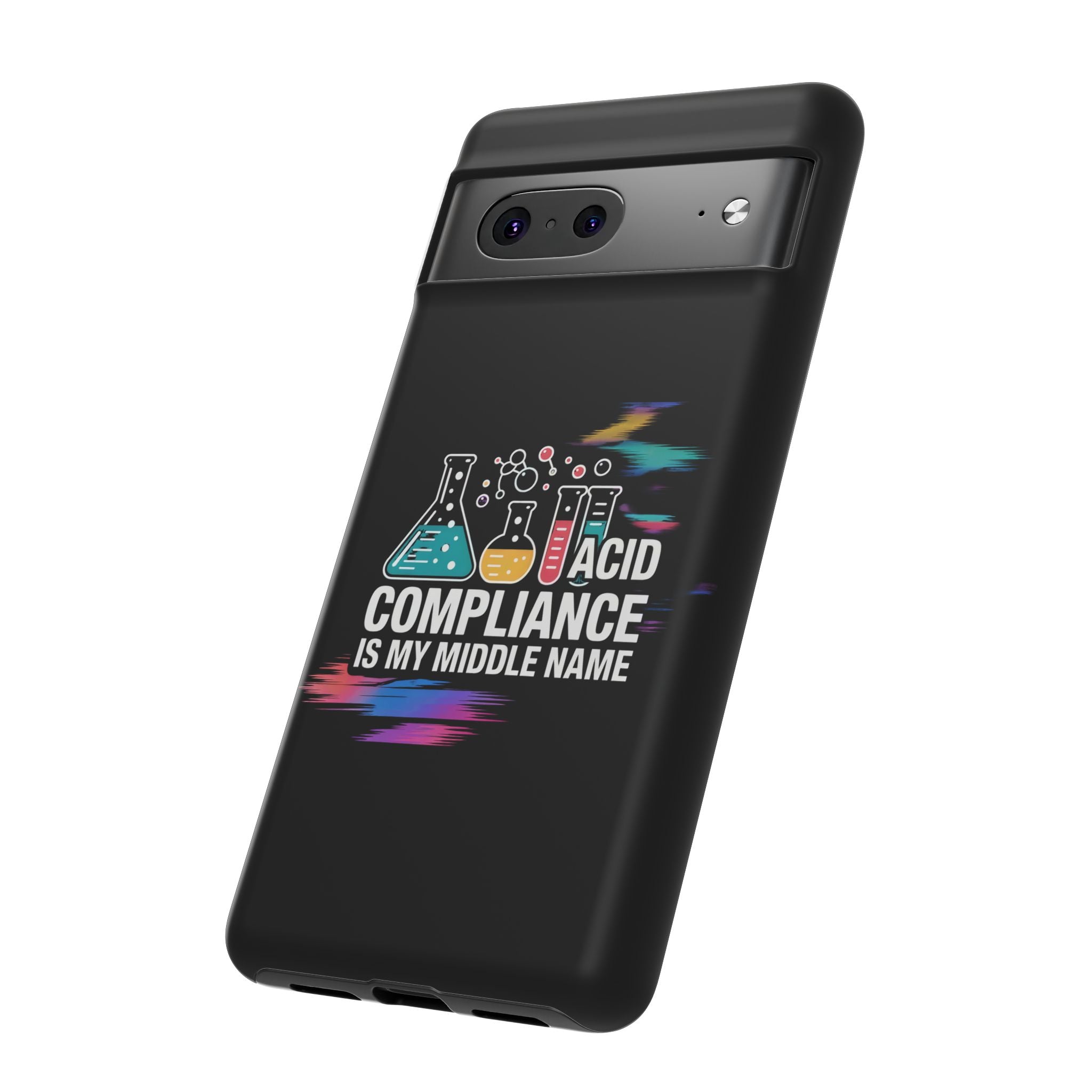 ACID Compliance Is My Middle Name- Impact-Resistant Phone Case