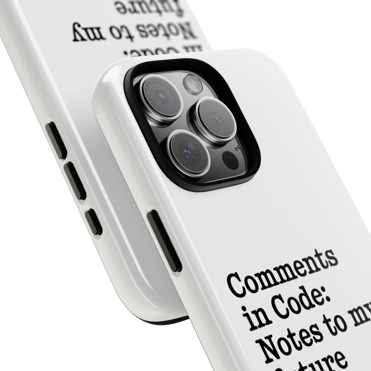Comments in Code, Notes to My Future Confused Self Phone Case