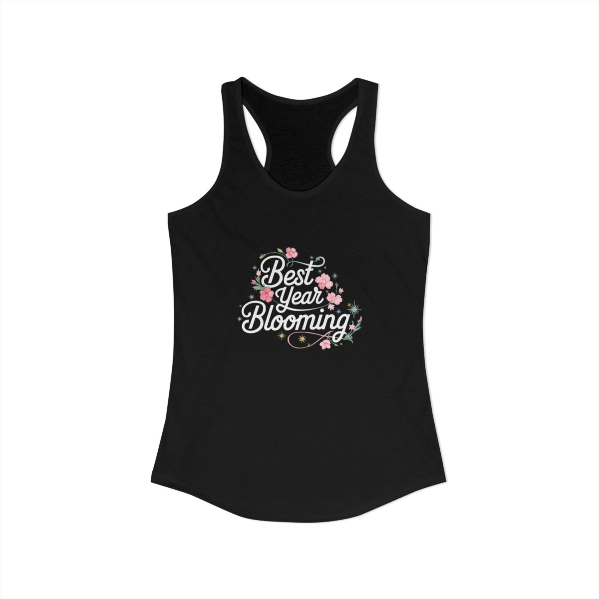 Best Year Blooming Racerback Tank