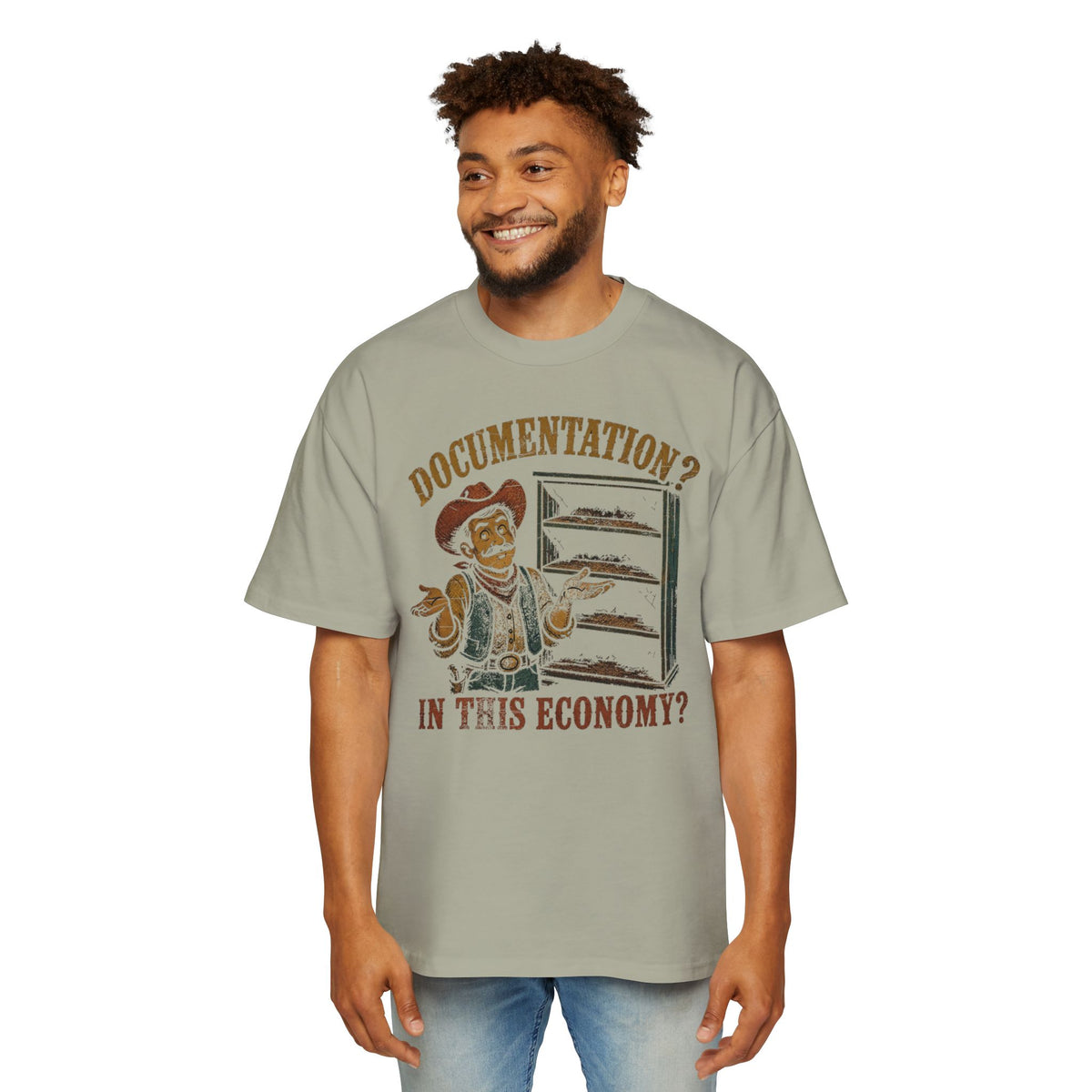 Documentation? In This Economy? Oversized Tee