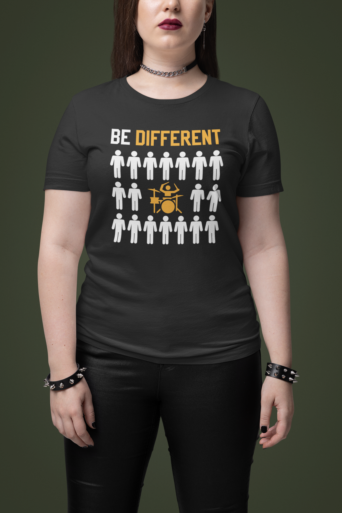 Be Different T tee lifestyle shot
