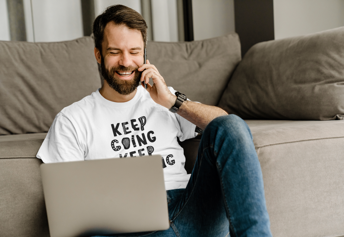 Keep Going Keep Growing T-Shirt | Motivational Mindset Tee