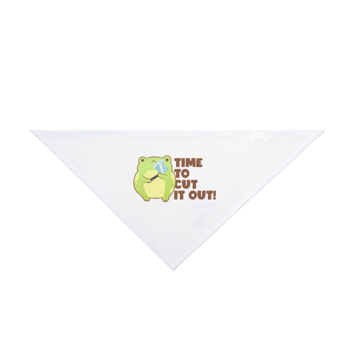 Time to Cut It Out - Pet Bandana