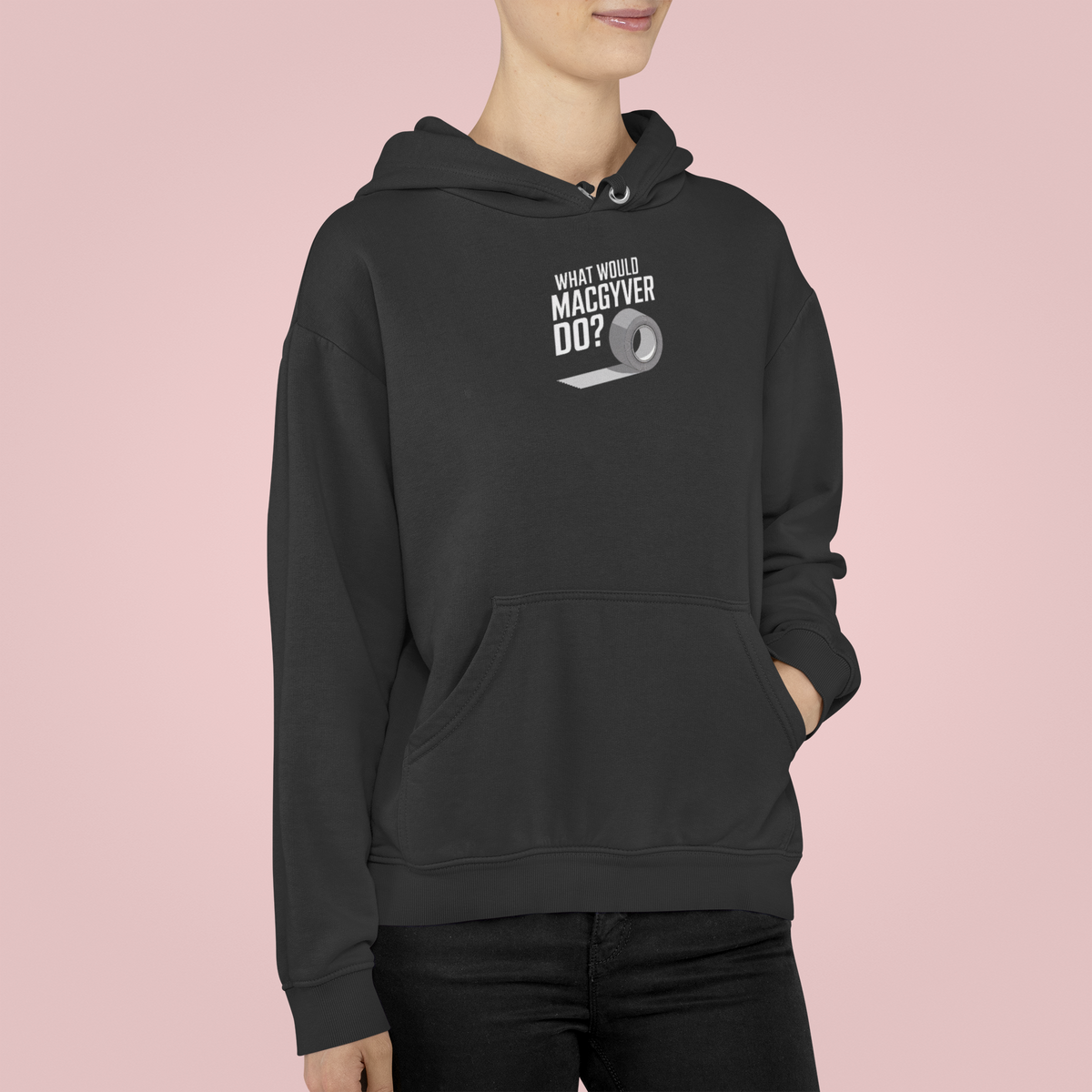 What Would MacGyver Do Hoodie | Funny Retro Engineer | Geekpsters