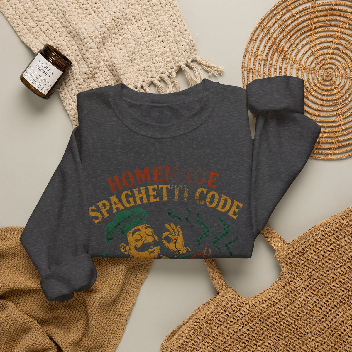 Homemade Spaghetti Code Sweatshirt