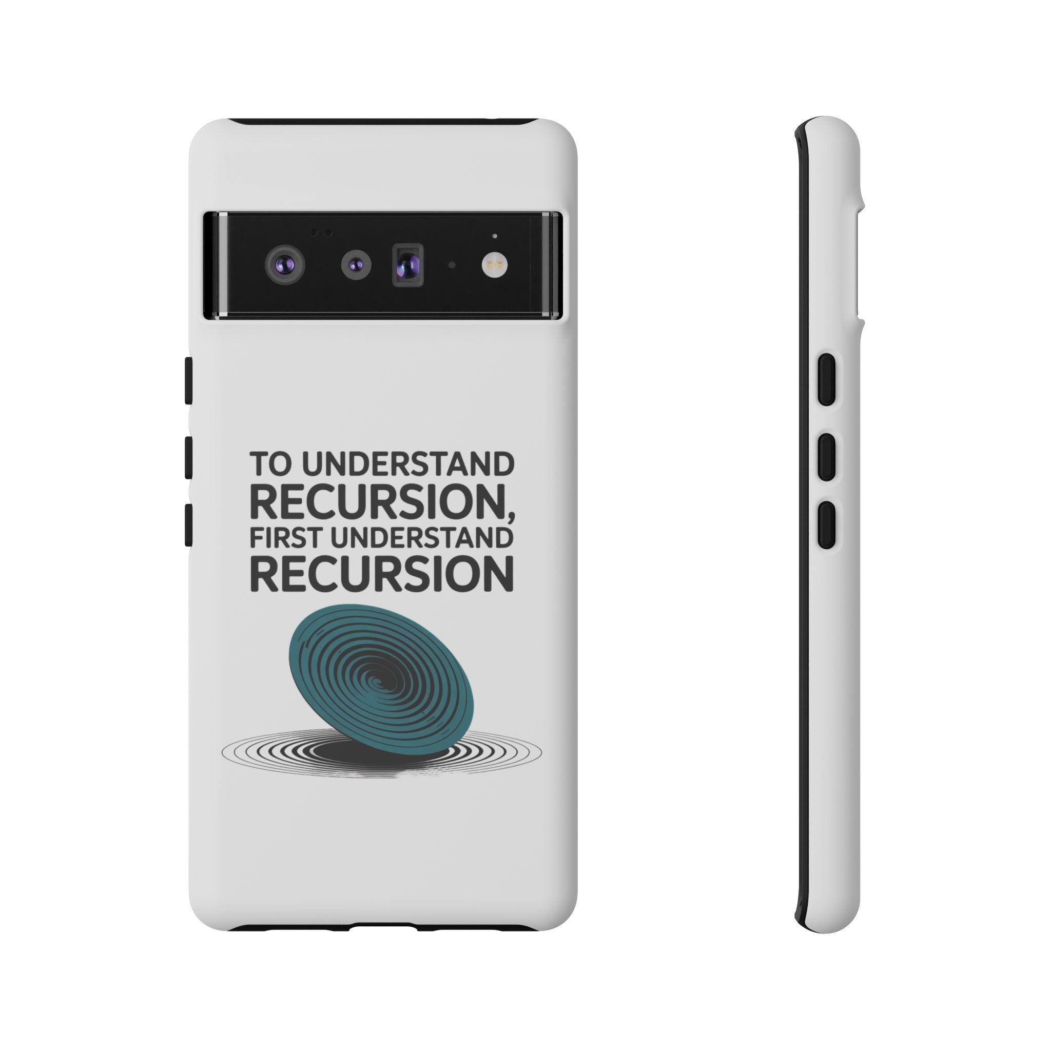 Recursion Black- Impact-Resistant Phone Case