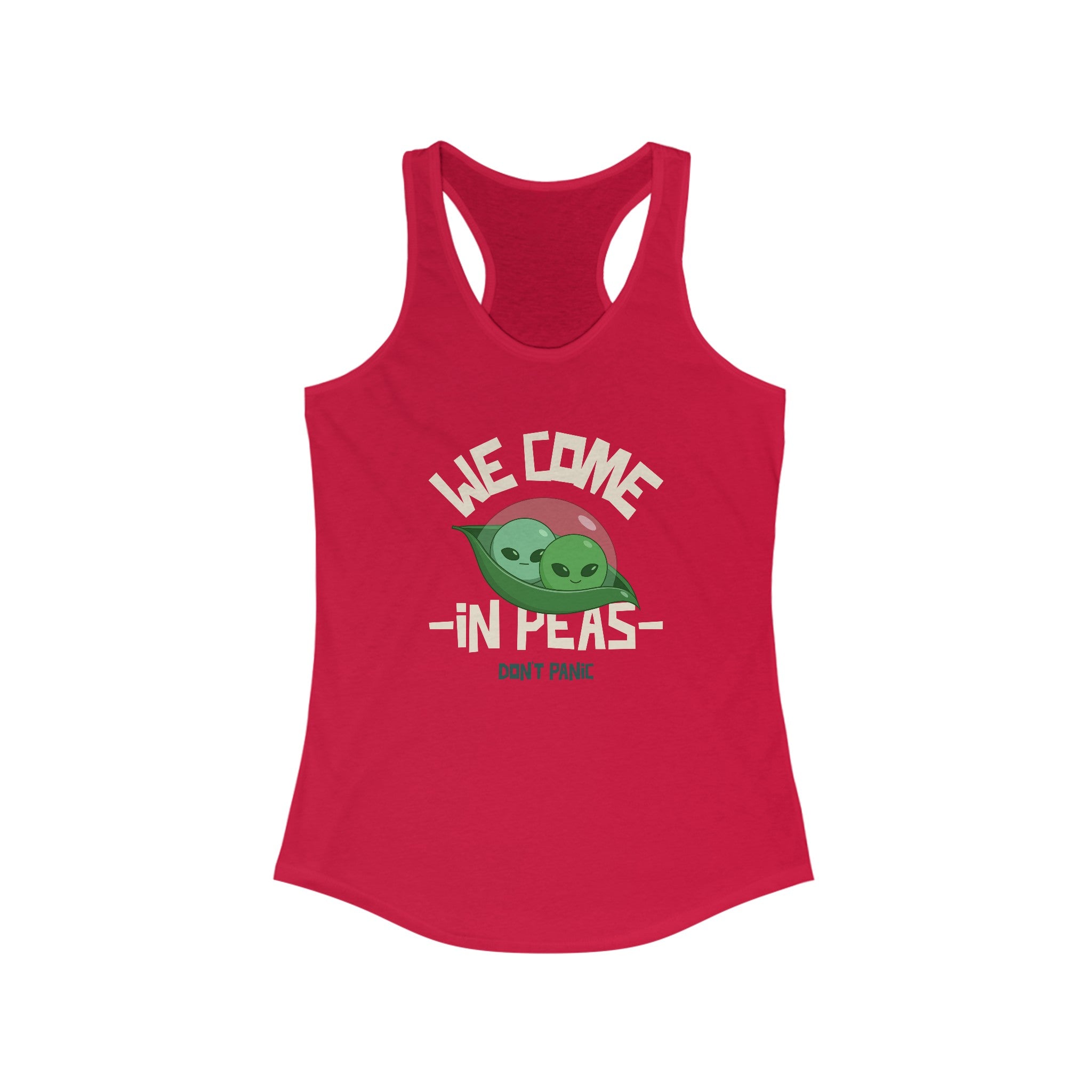 We Come in Pees - Women's Racerback Tank