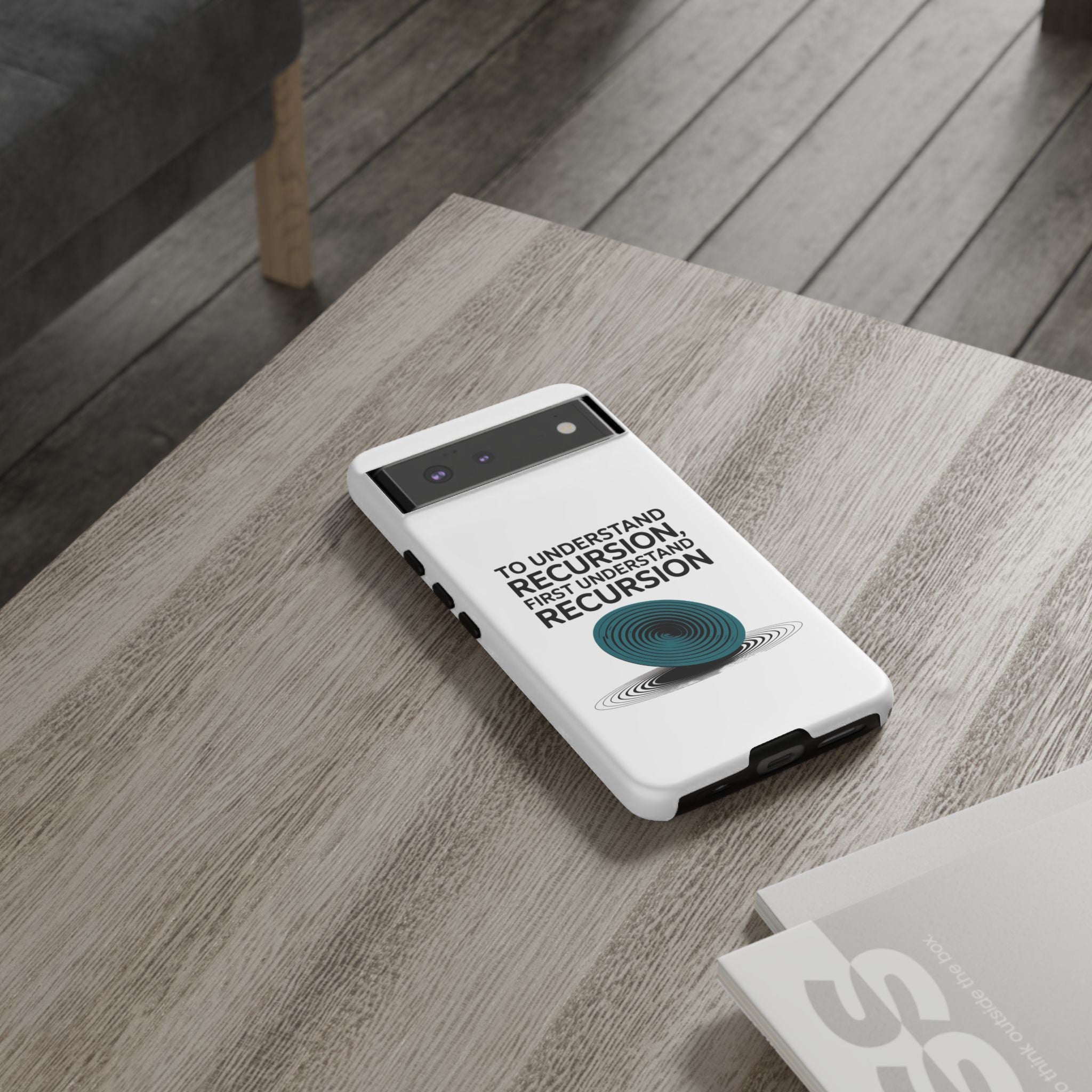 Recursion Black- Impact-Resistant Phone Case