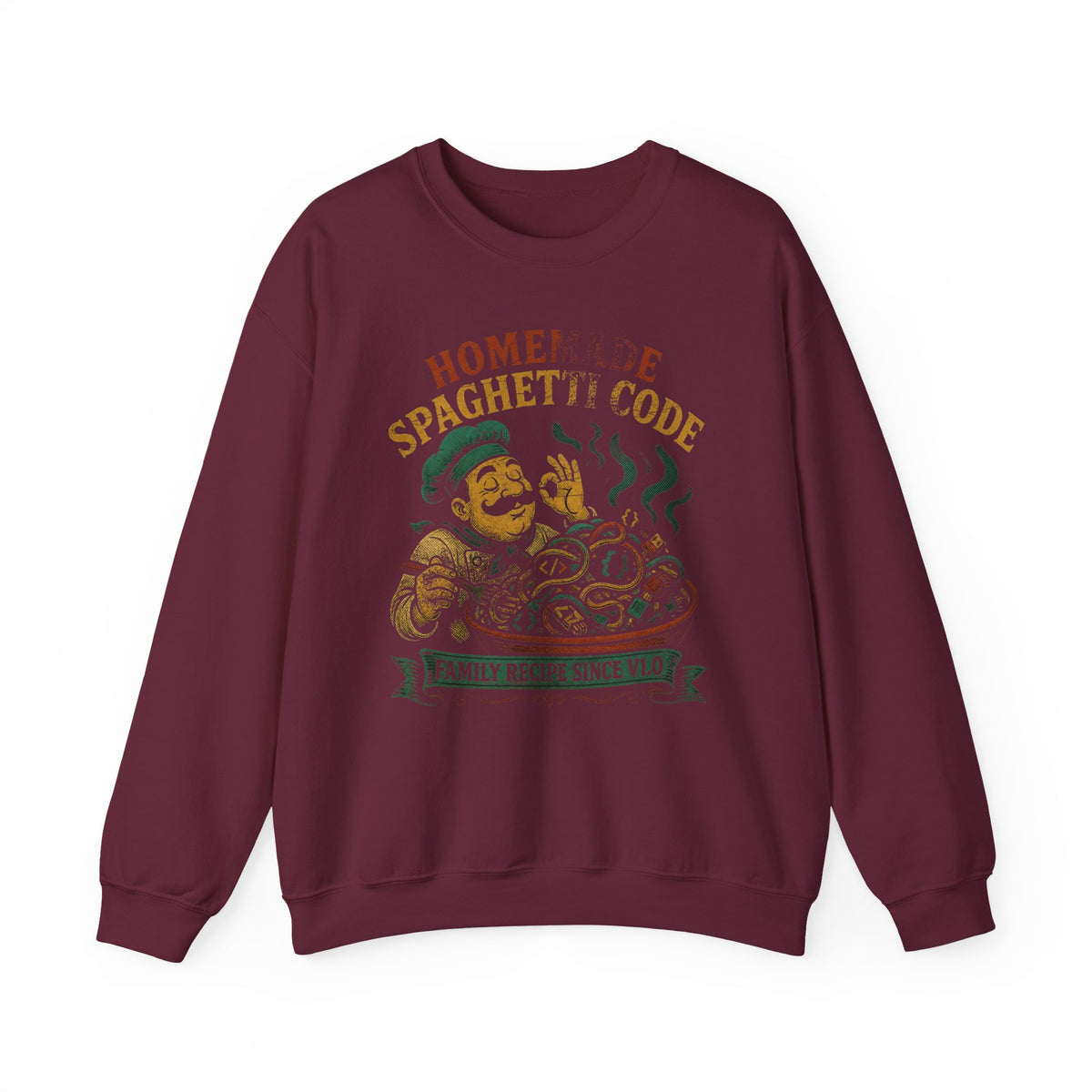 Homemade Spaghetti Code Sweatshirt