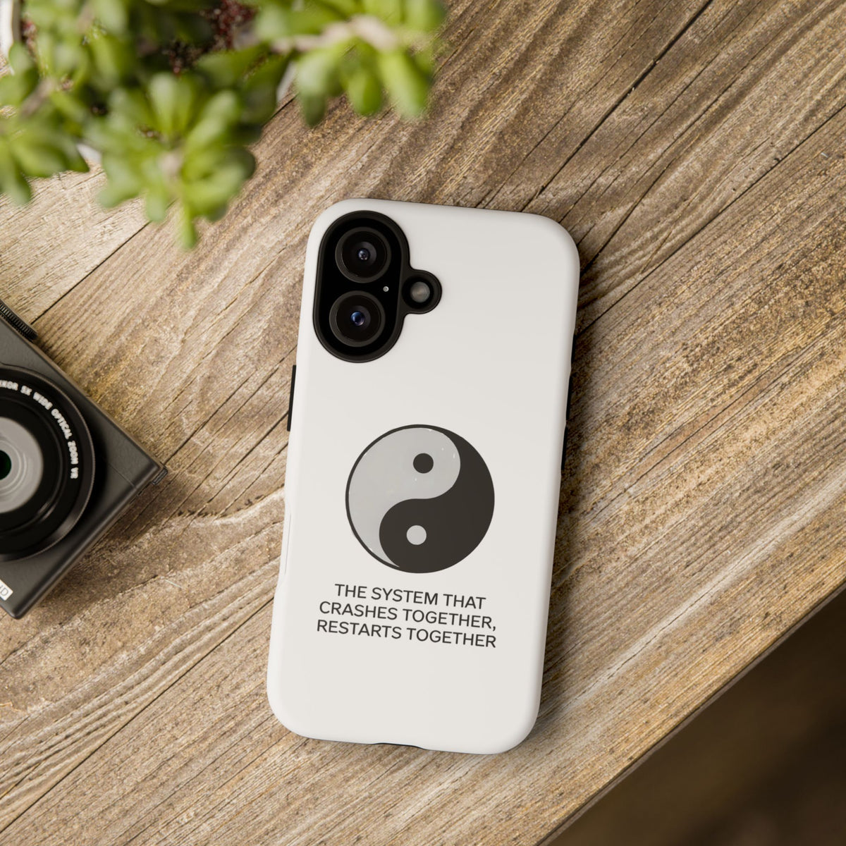 The System That Crashes Together, Restarts Together Phone Case