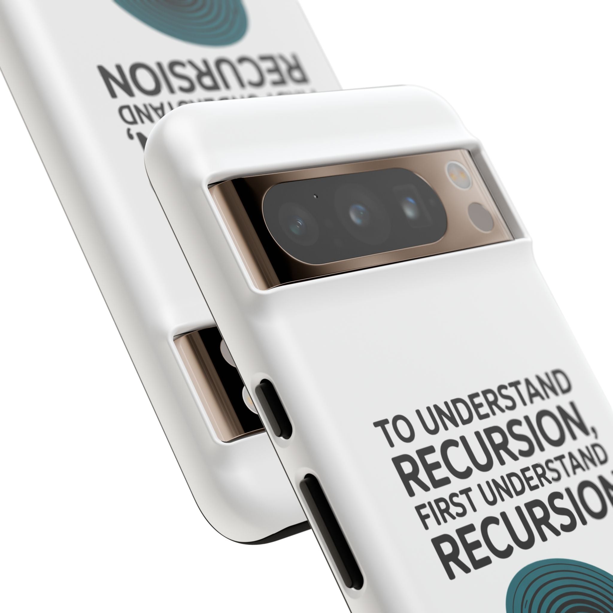 Recursion Black- Impact-Resistant Phone Case