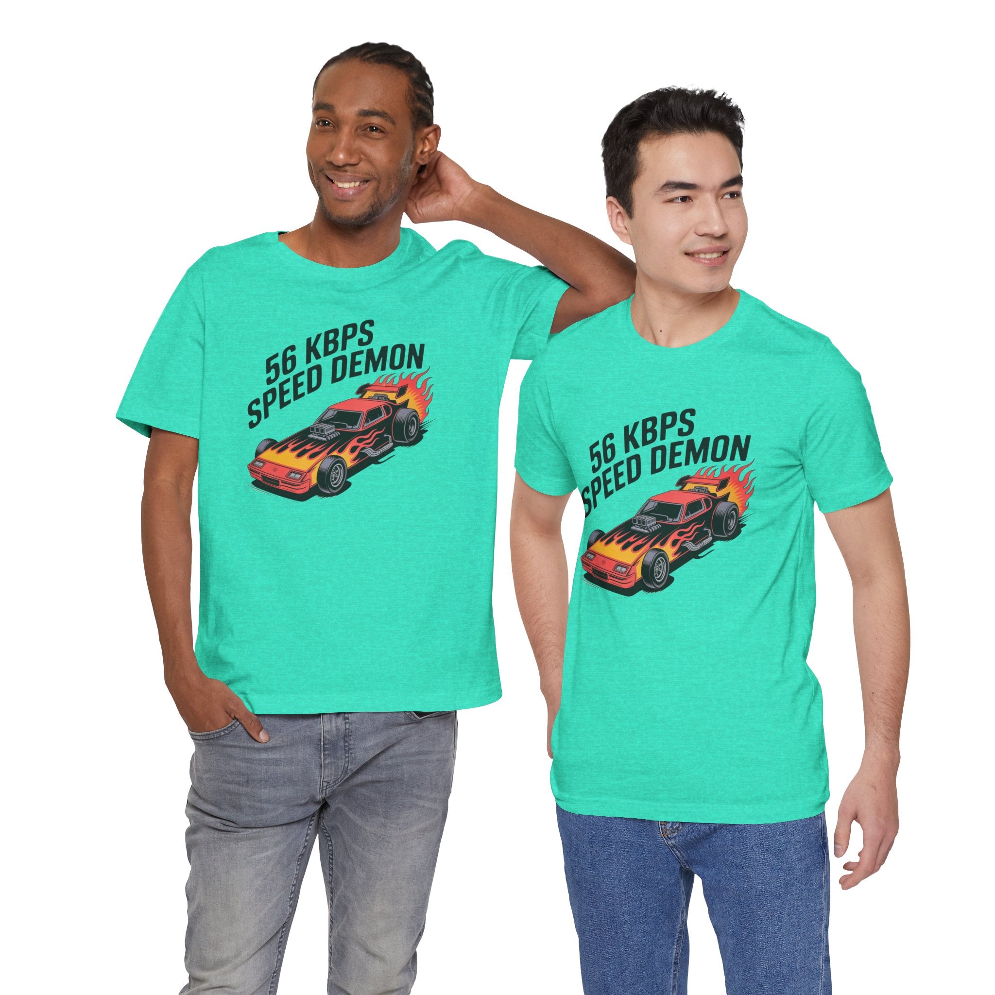 56 Kbps Speed Demon Black -T Shirt