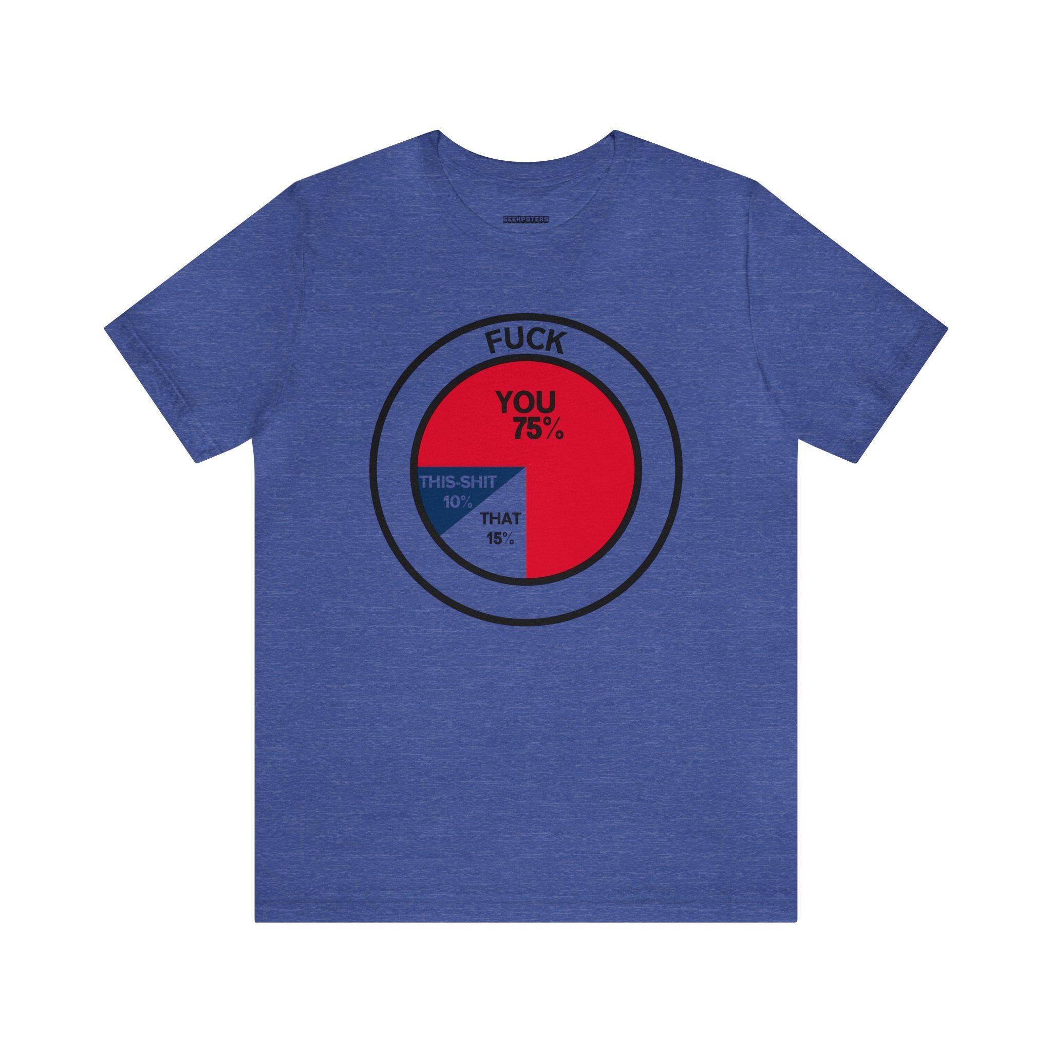 Today, you can order a True Statistic T-Shirt with a red and blue circle on it.