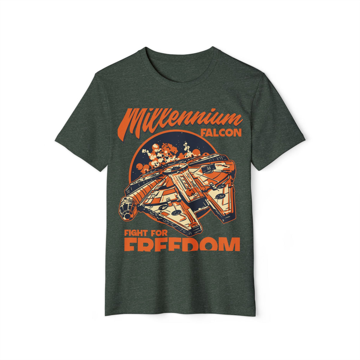 Fight for Freedom Space Freighter Recycled Organic Tee