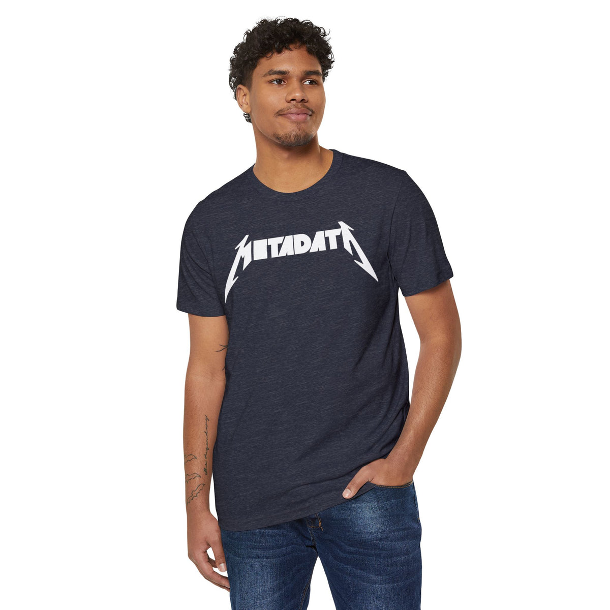Metadata Heavy Metal Recycled Organic Tee
