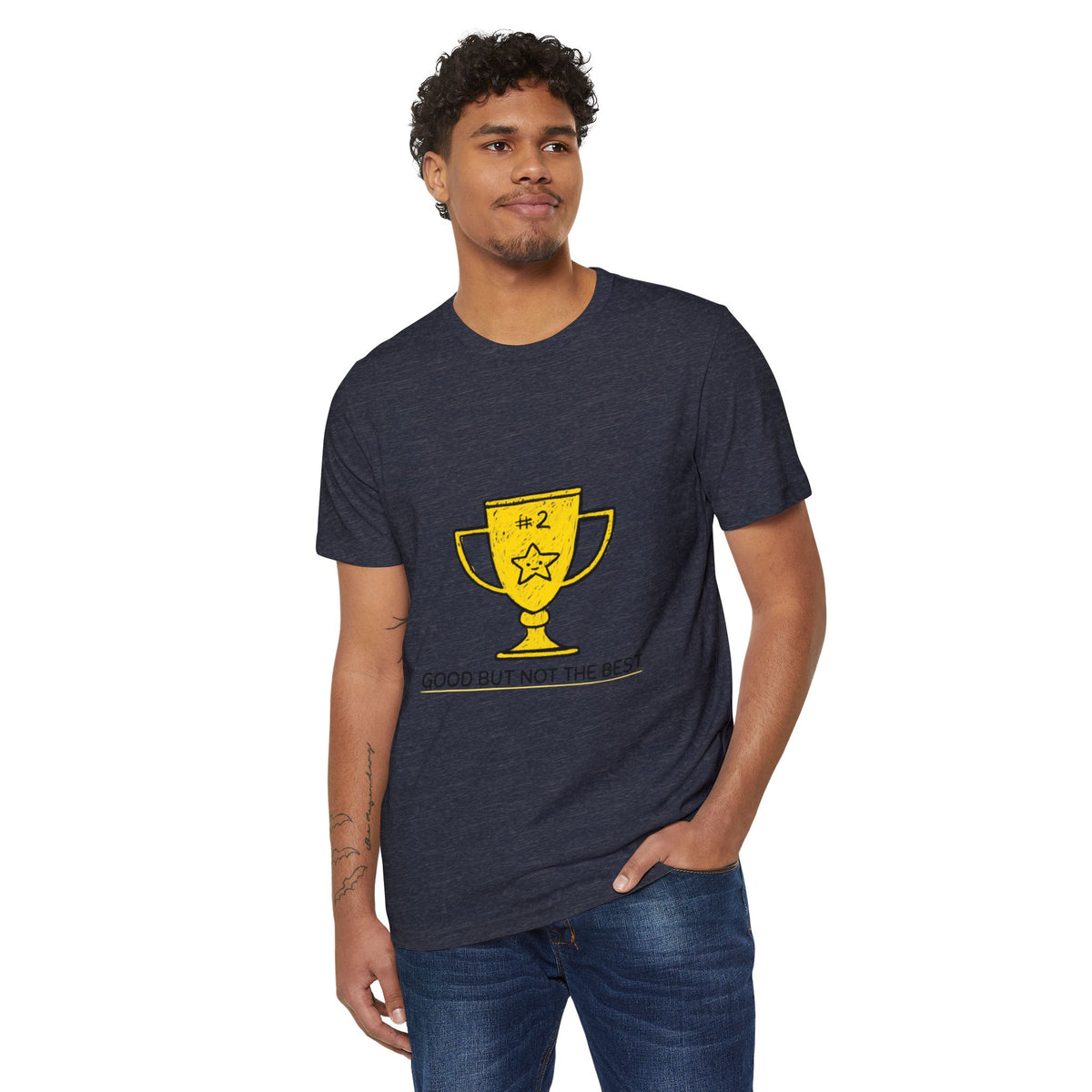 Proud Second Place Trophy Recycled Organic Tee