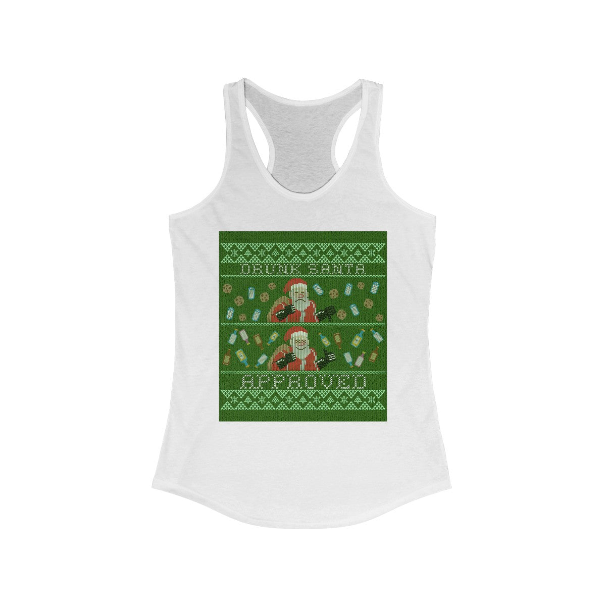 Drunk Santa - Women's Racerback Tank