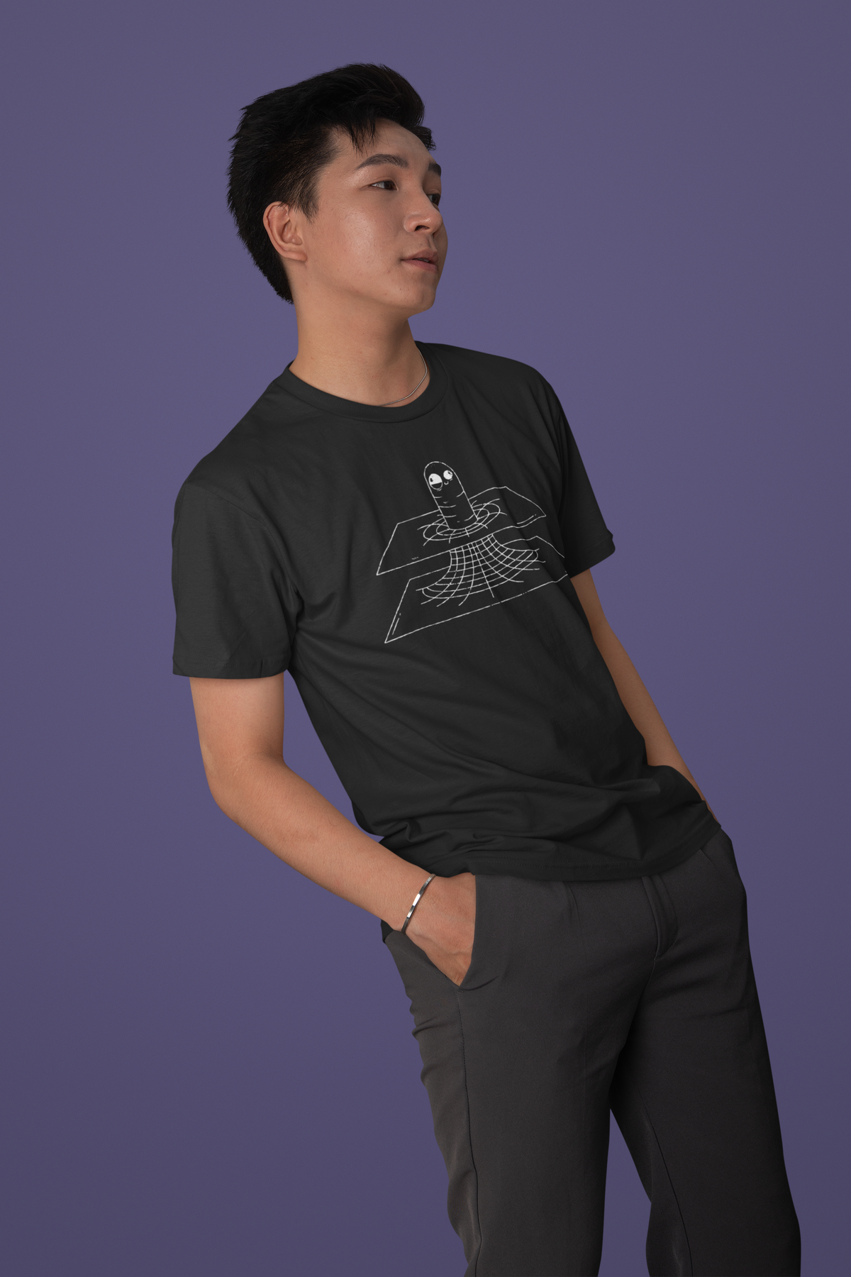 Worm Hole In Space T-Shirt | Sci-Fi Space Graphic Tee | Geekpsters