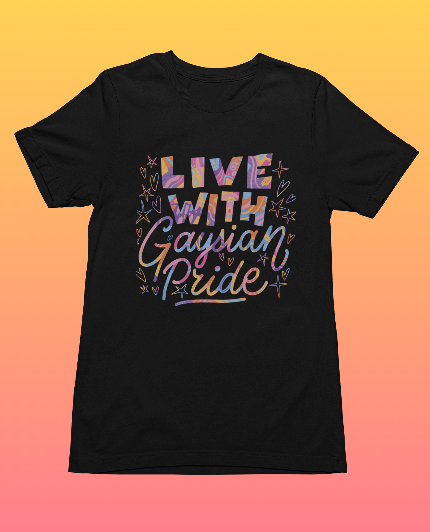 Live With Gaydian Pride T-Shirt