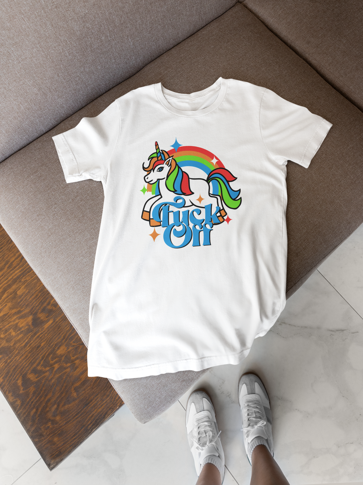 F Off Organic T-Shirt | Sarcastic Humor Tee | Geekpsters