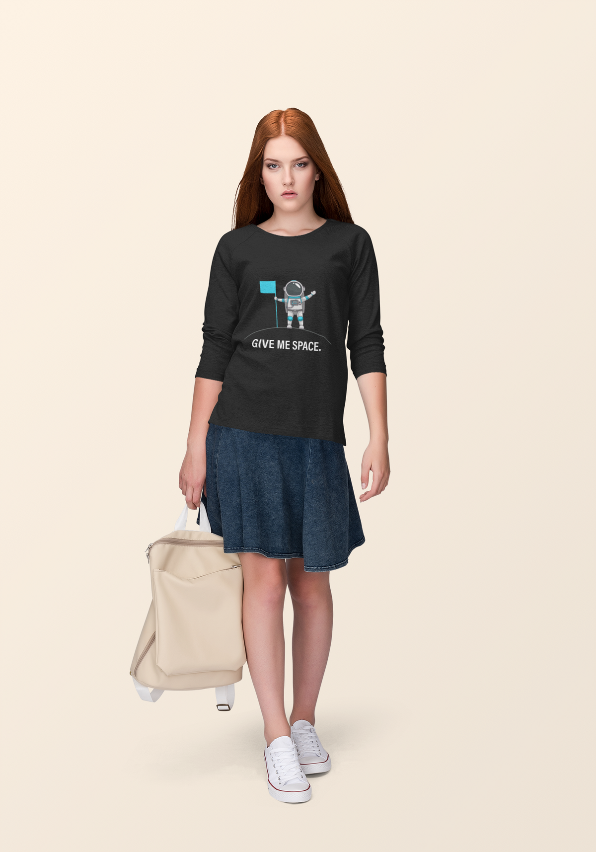 Give Me Space Sweatshirt | Funny Introvert Crewneck | Space Graphic Sweatshirt | Geekpsters
