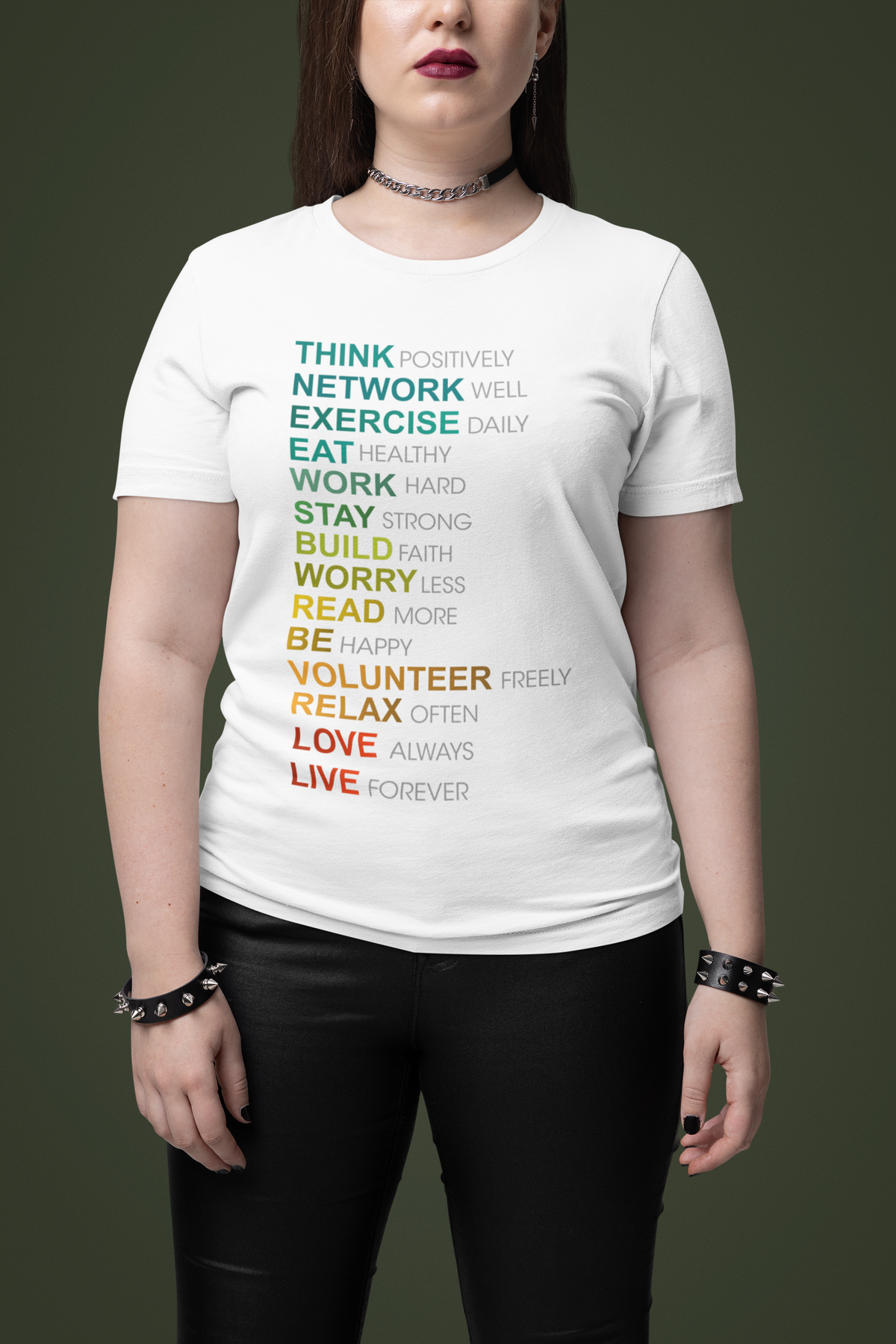 Think T-Shirt | Motivational Graphic Tee | Inspirational Gift | Geekpsters