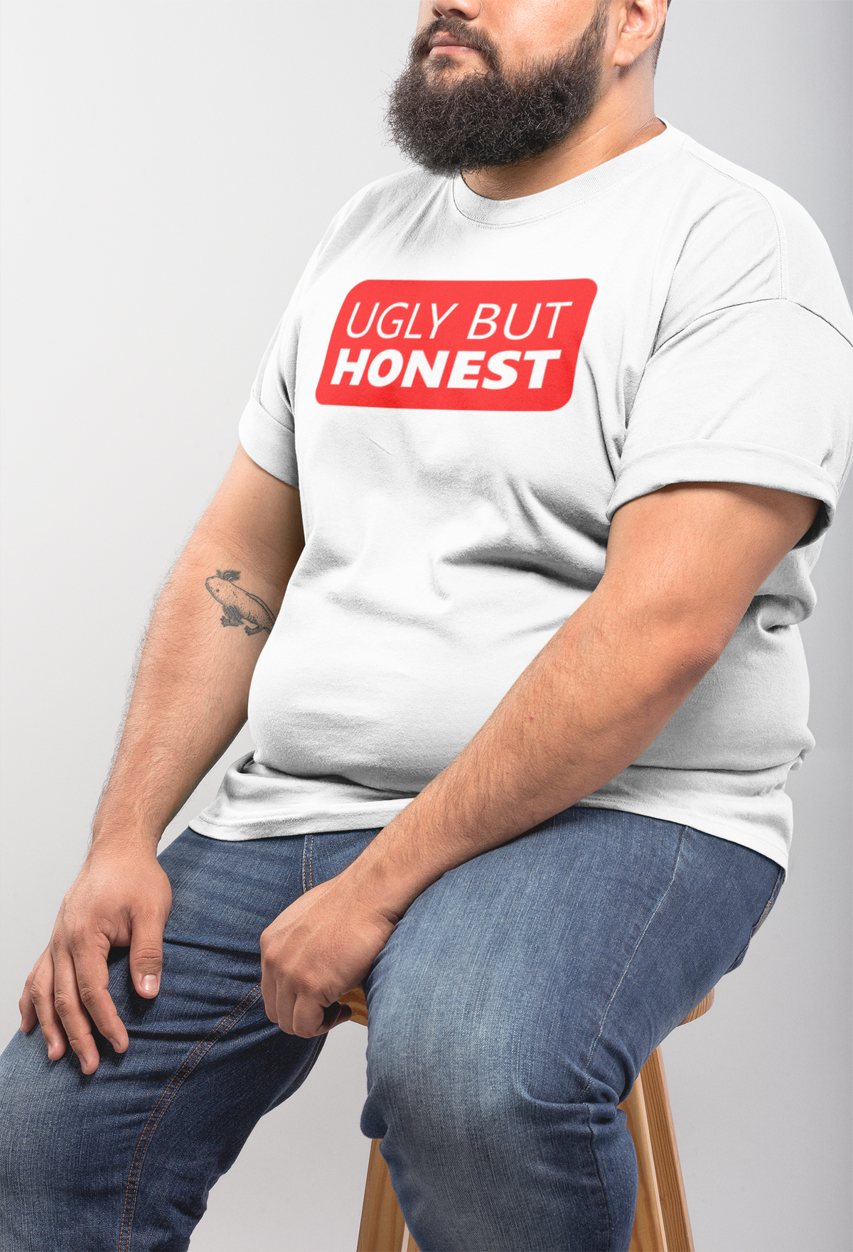 Ugly But Honest T-Shirt | Funny Sarcastic Graphic Tee | Sarcasm Gift | Geekpsters