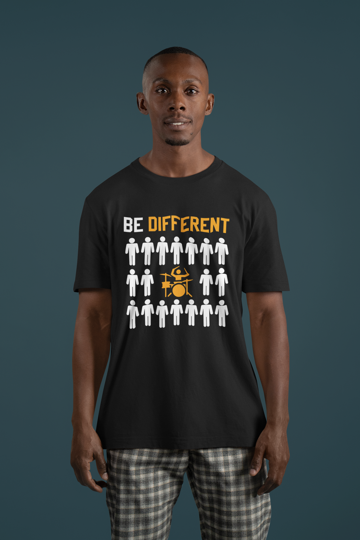 Be Different T tee model photo
