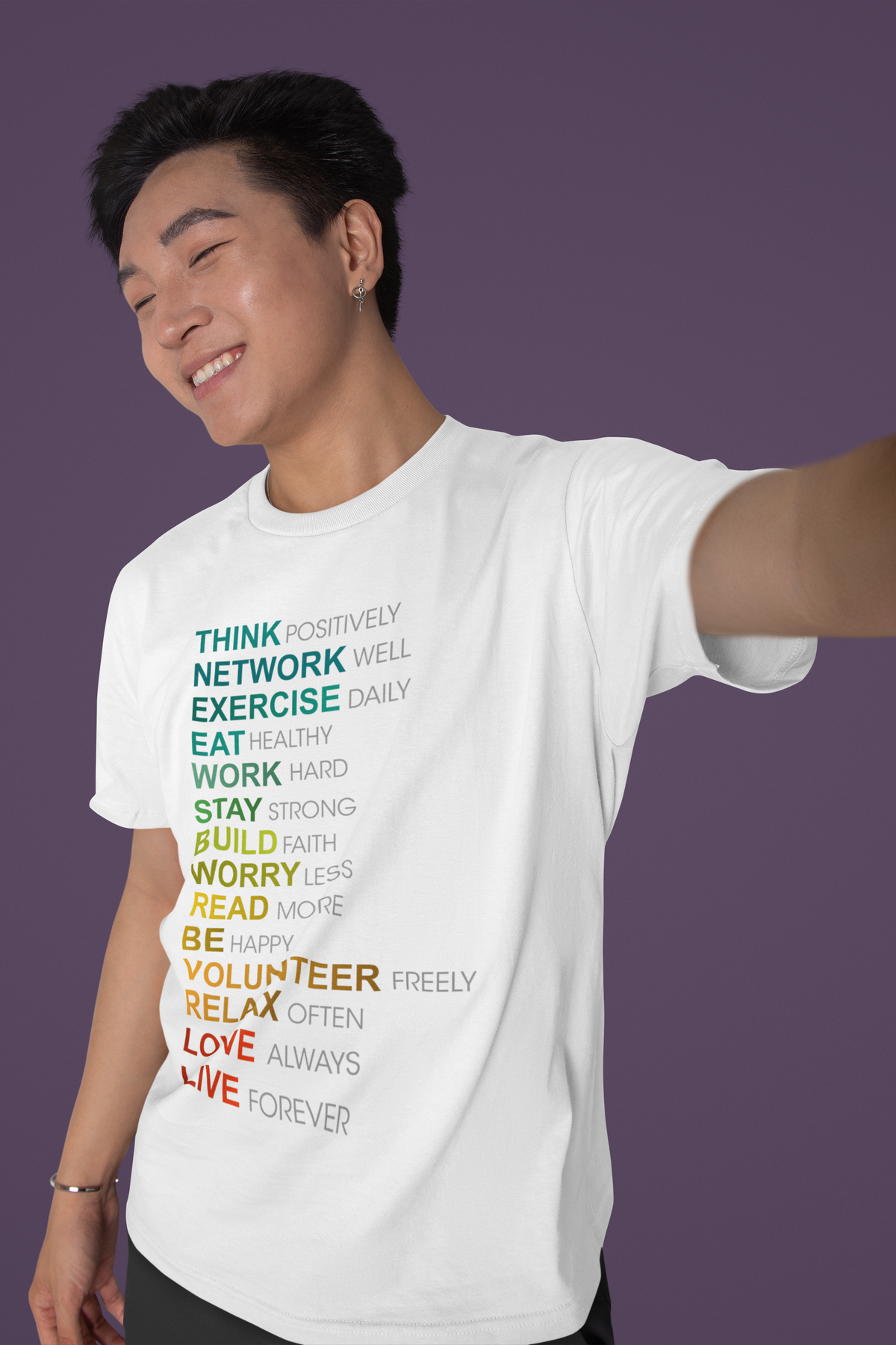 Think T-Shirt | Motivational Graphic Tee | Inspirational Gift | Geekpsters