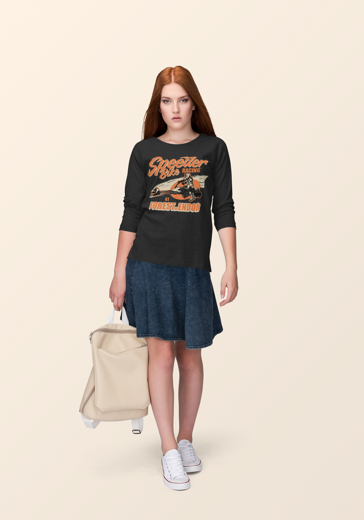Speeder Bike Racing Sweatshirt | Sci-Fi Crewneck | Geekpsters