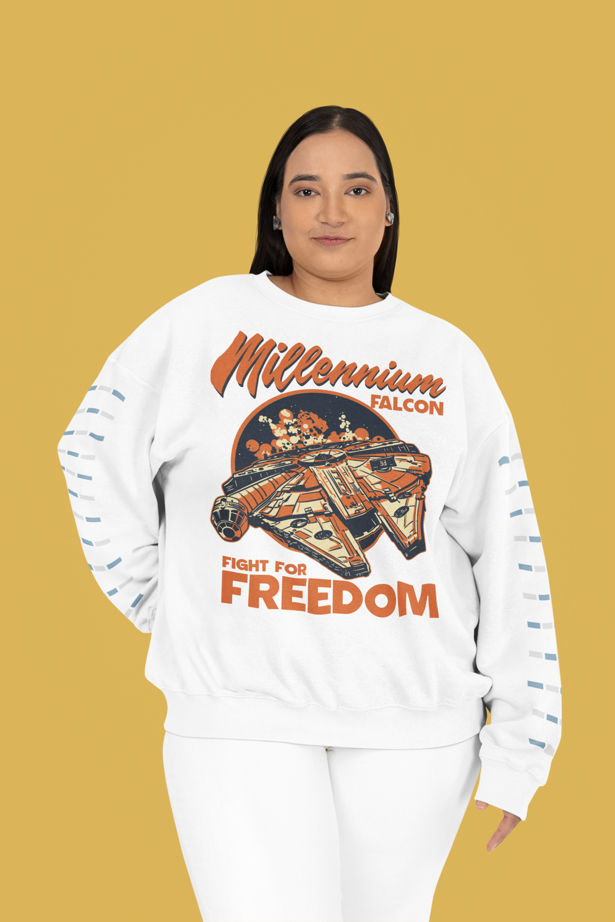 Falcon Sweatshirt | Bird Graphic Crewneck | Geekpsters